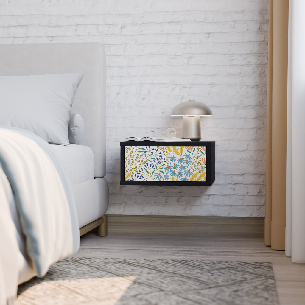 Table de chevet HELLO SPRING en finition noire