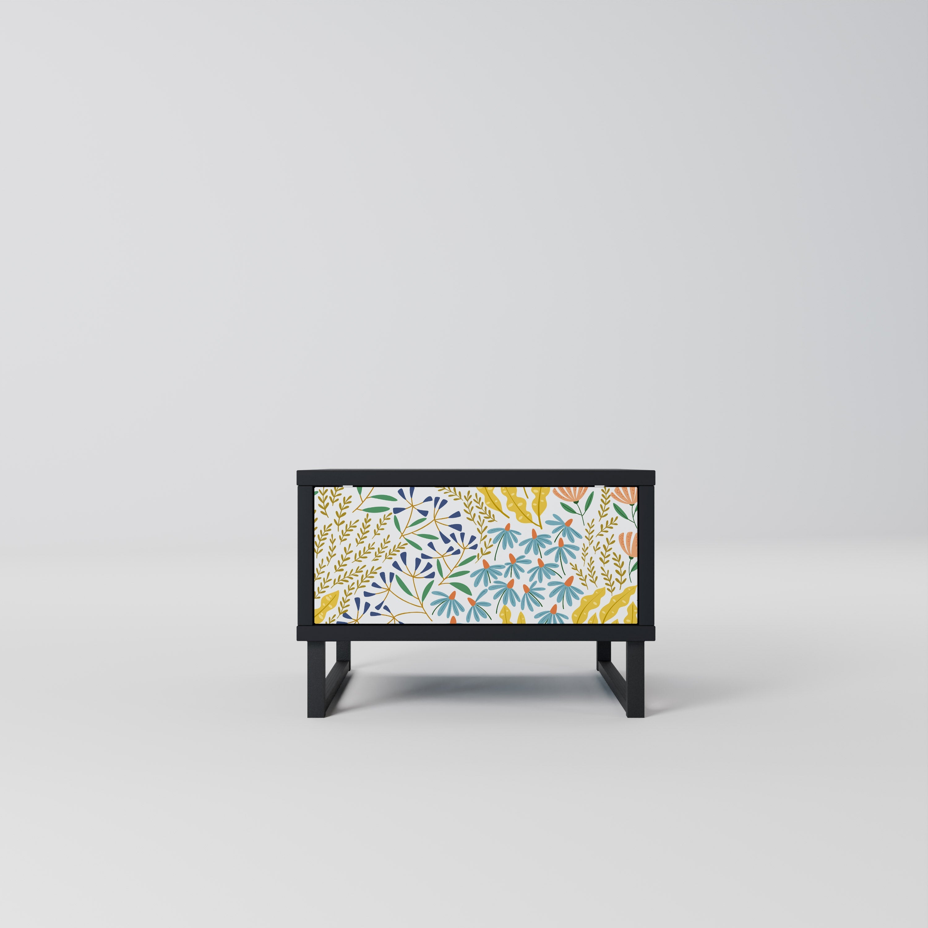 Table de chevet HELLO SPRING en finition noire