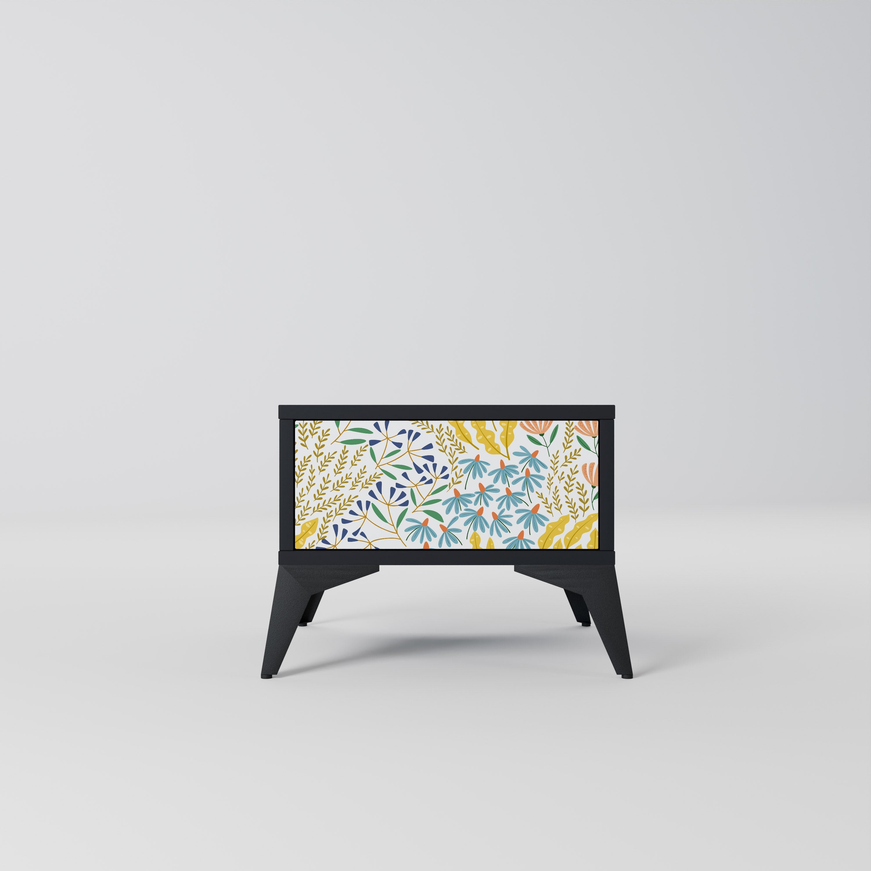Table de chevet HELLO SPRING en finition noire