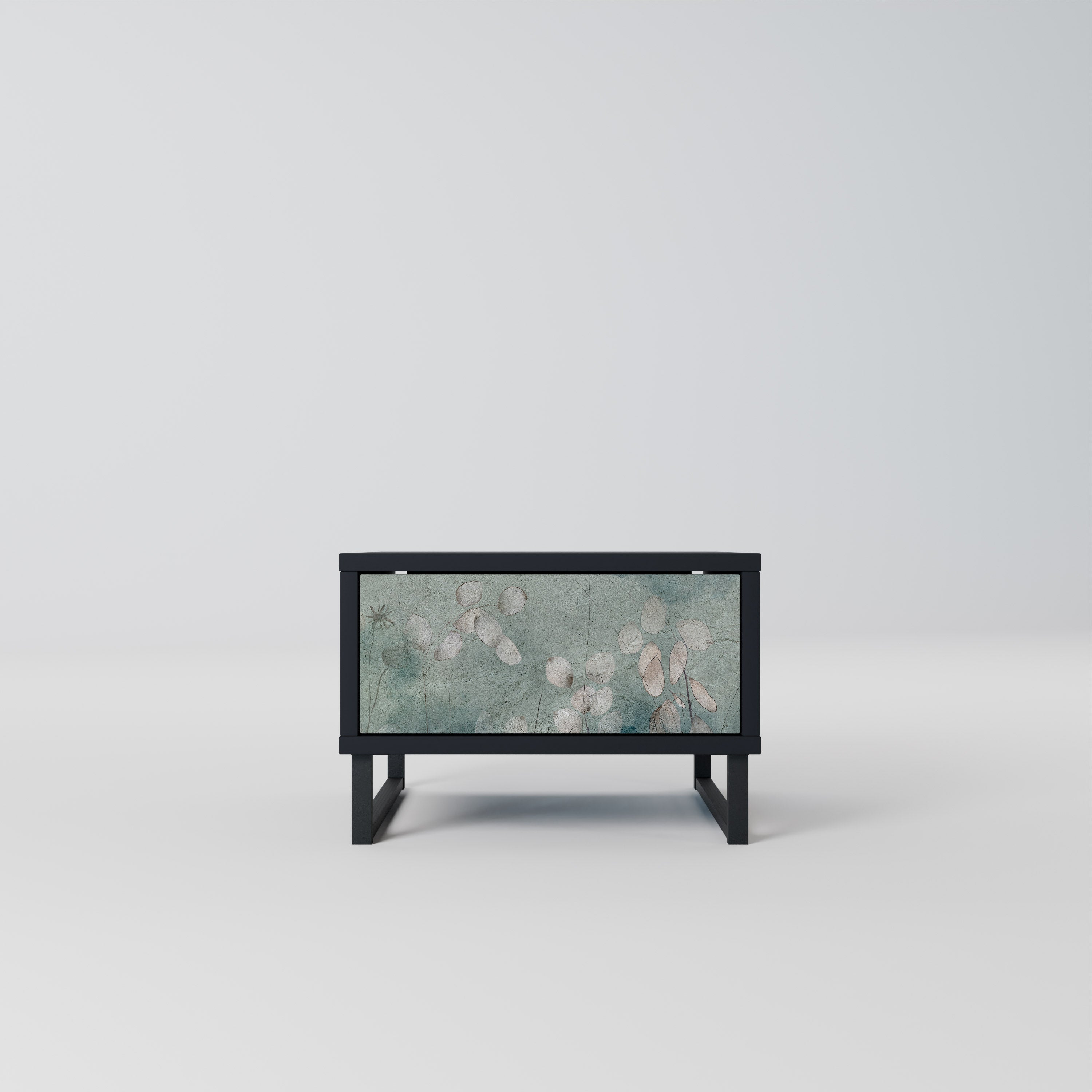 Table de chevet NIGHT LADY en finition noire