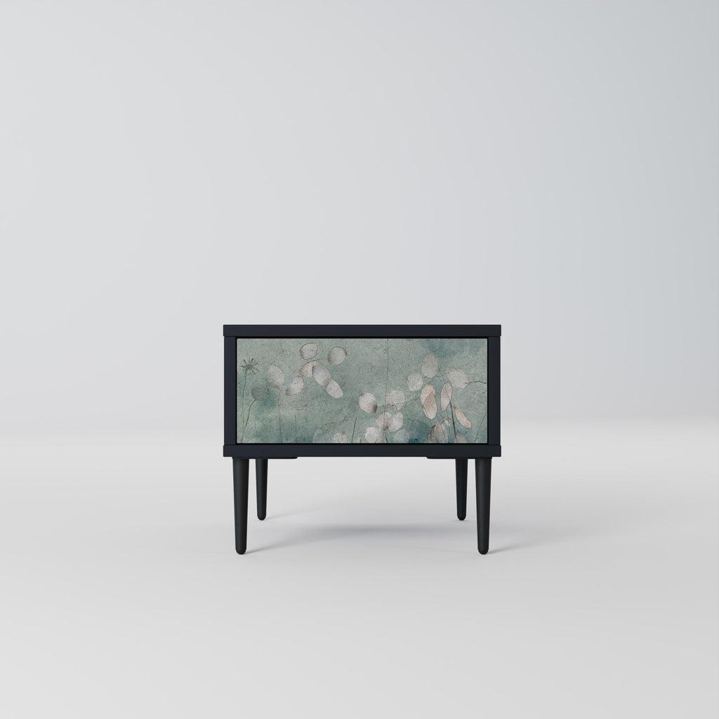 Table de chevet NIGHT LADY en finition noire