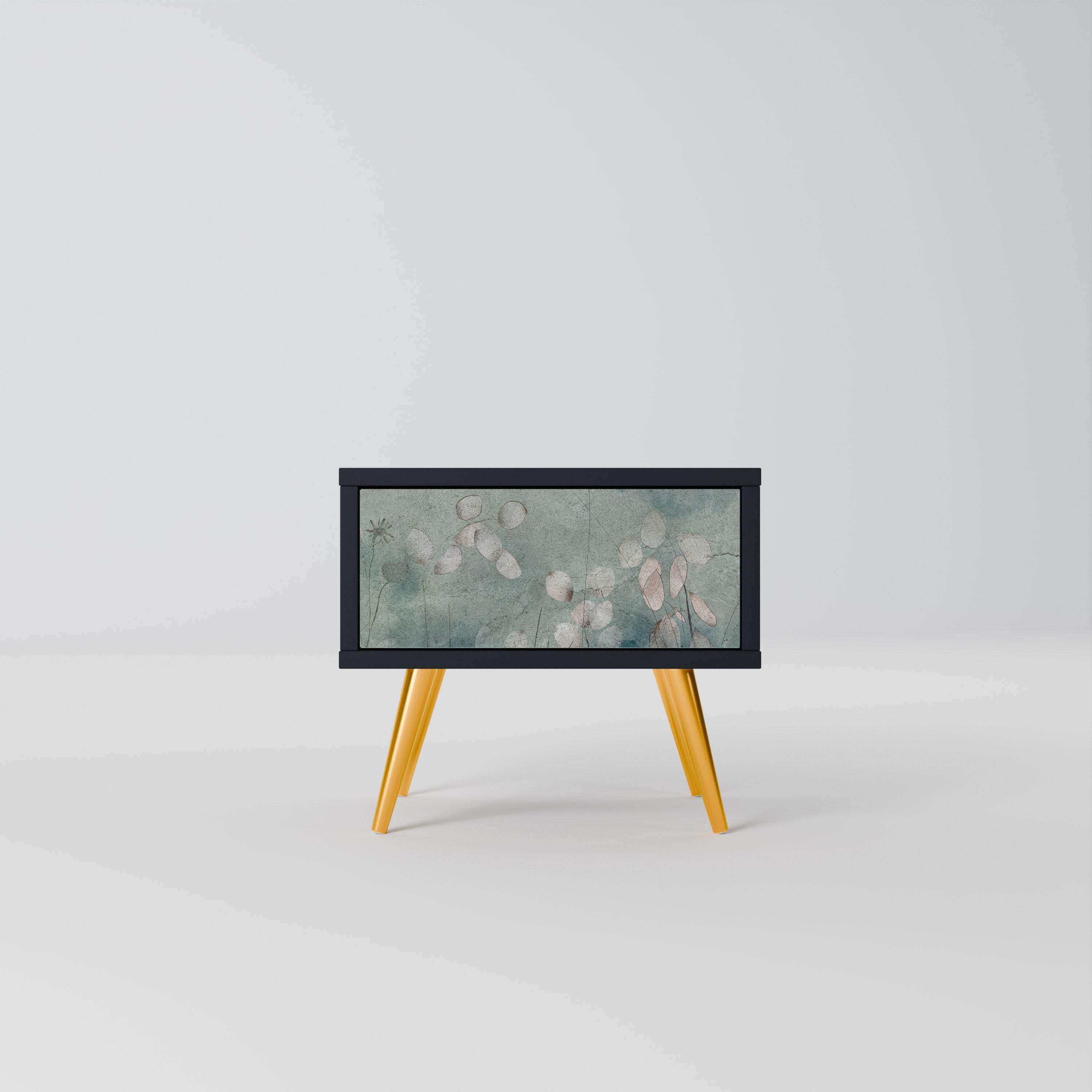 Table de chevet NIGHT LADY en finition noire