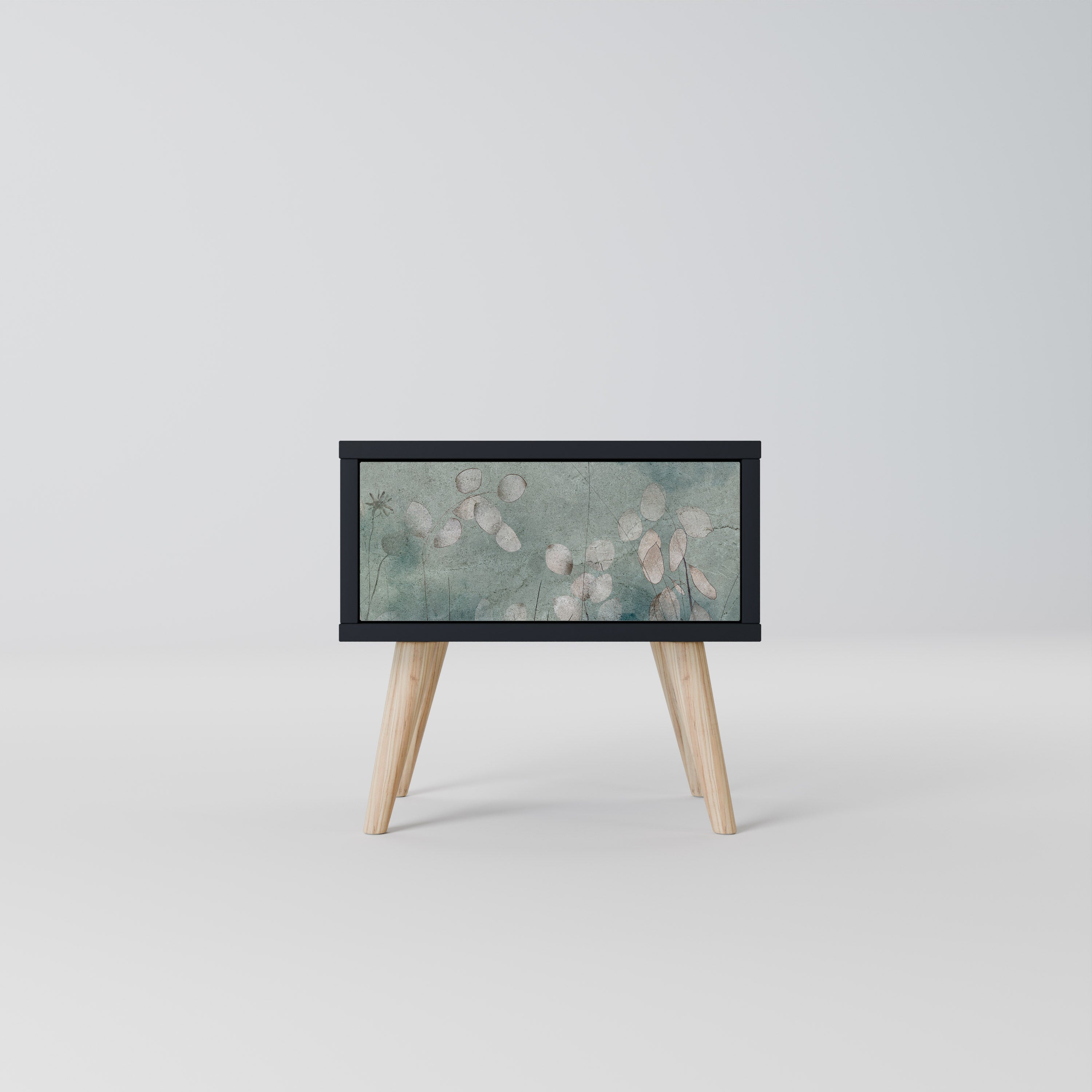 Table de chevet NIGHT LADY en finition noire