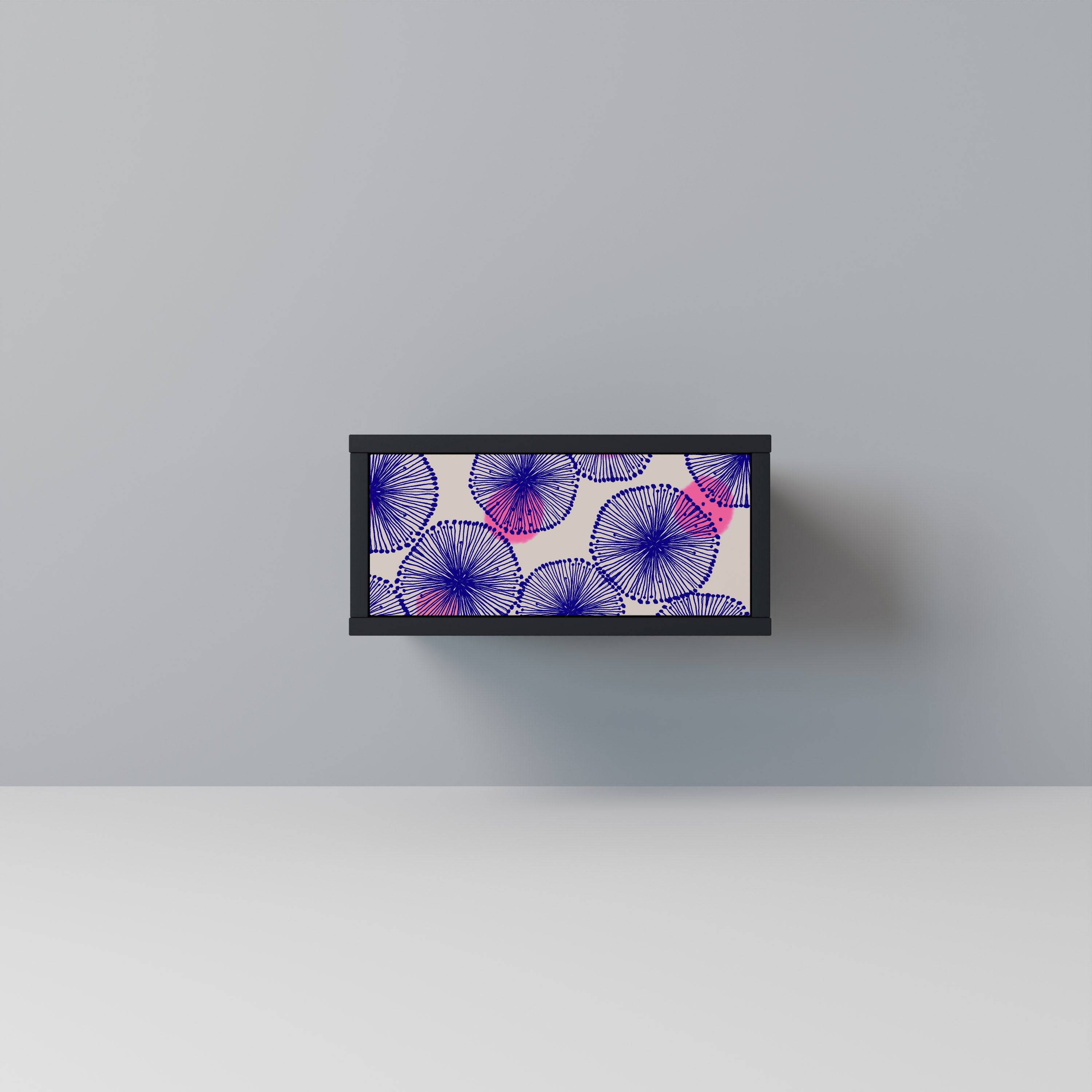 Table de chevet MAGIC NATURE en finition noire