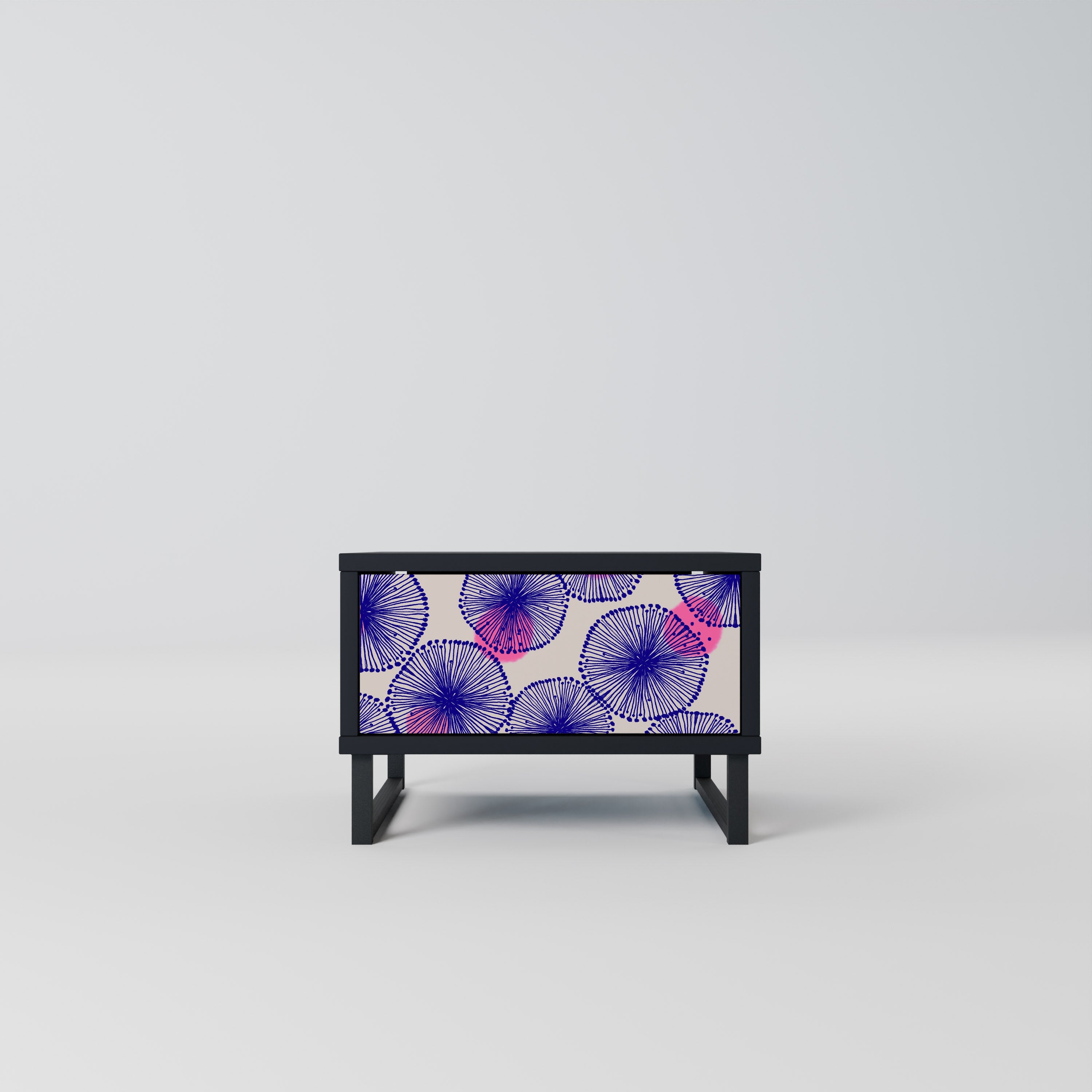 Table de chevet MAGIC NATURE en finition noire