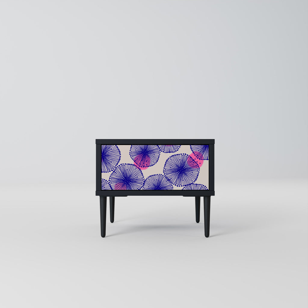 Table de chevet MAGIC NATURE en finition noire