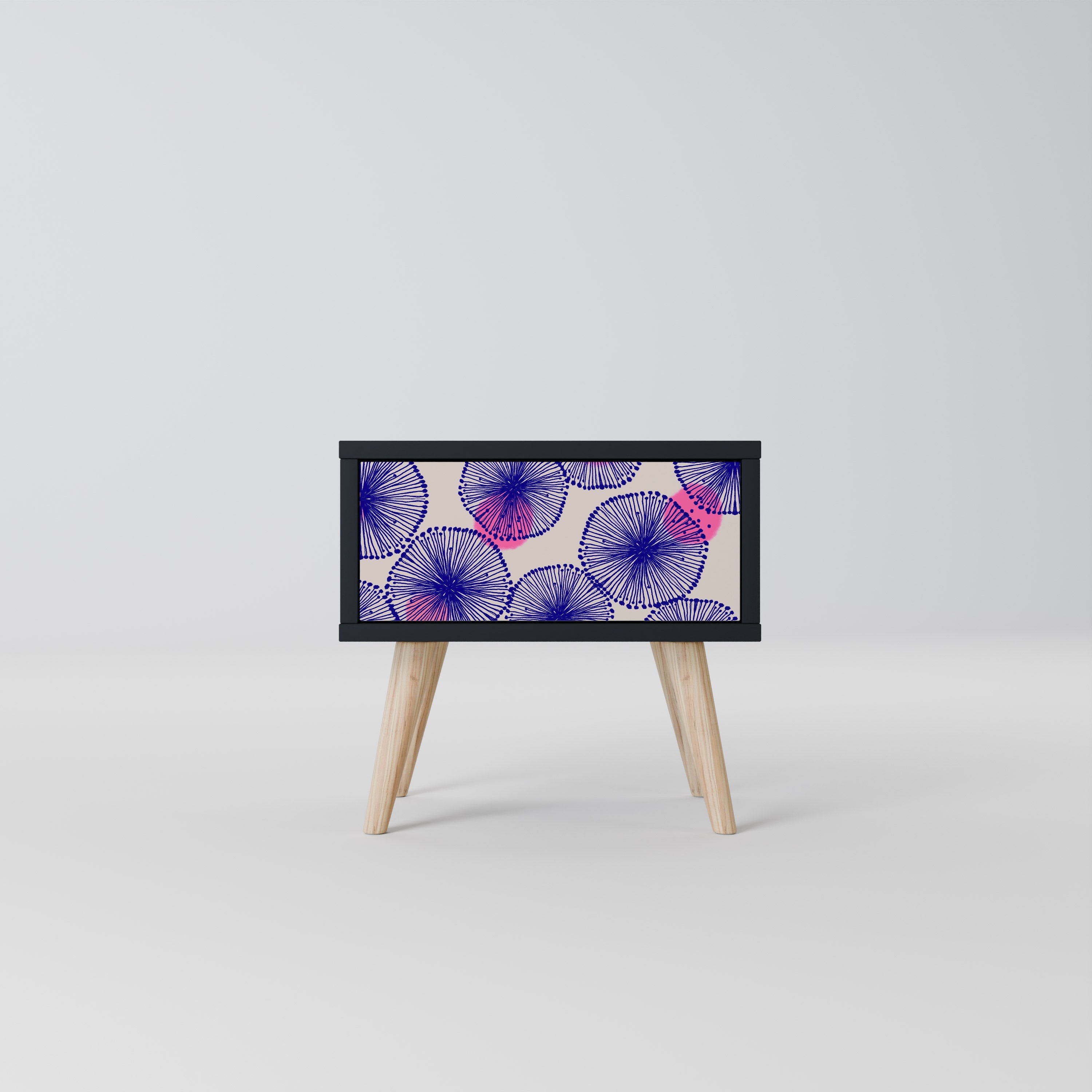 Table de chevet MAGIC NATURE en finition noire