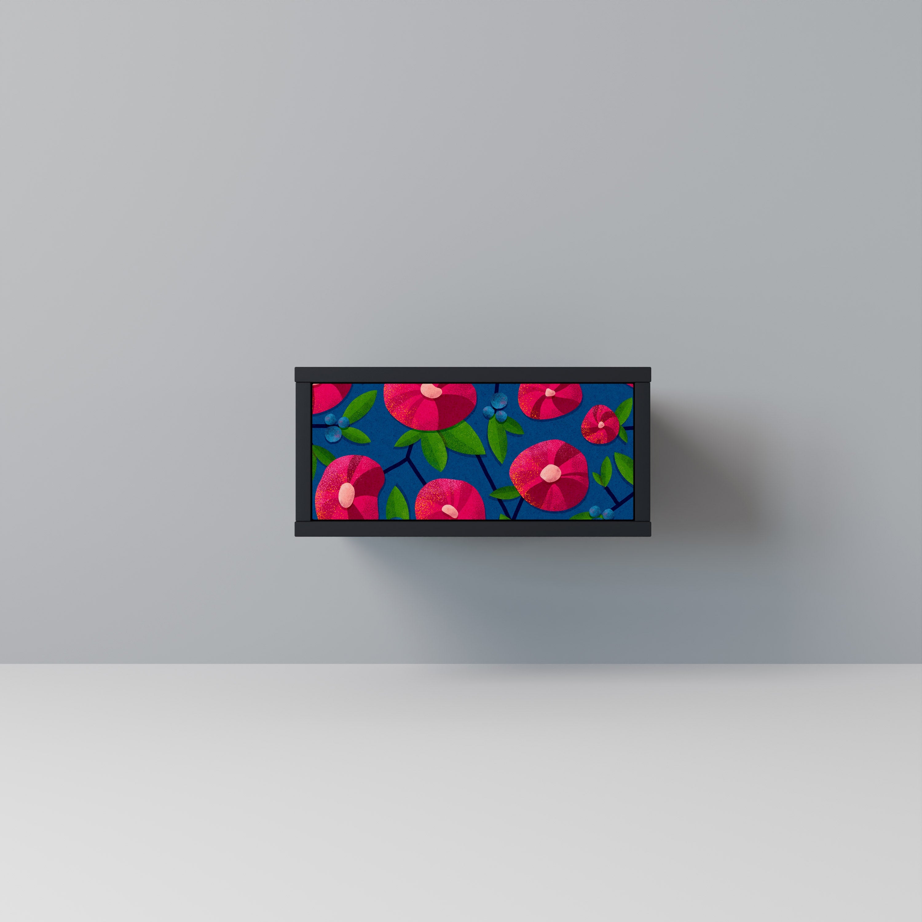 Table de chevet SPRING THOUGHTS en finition noire