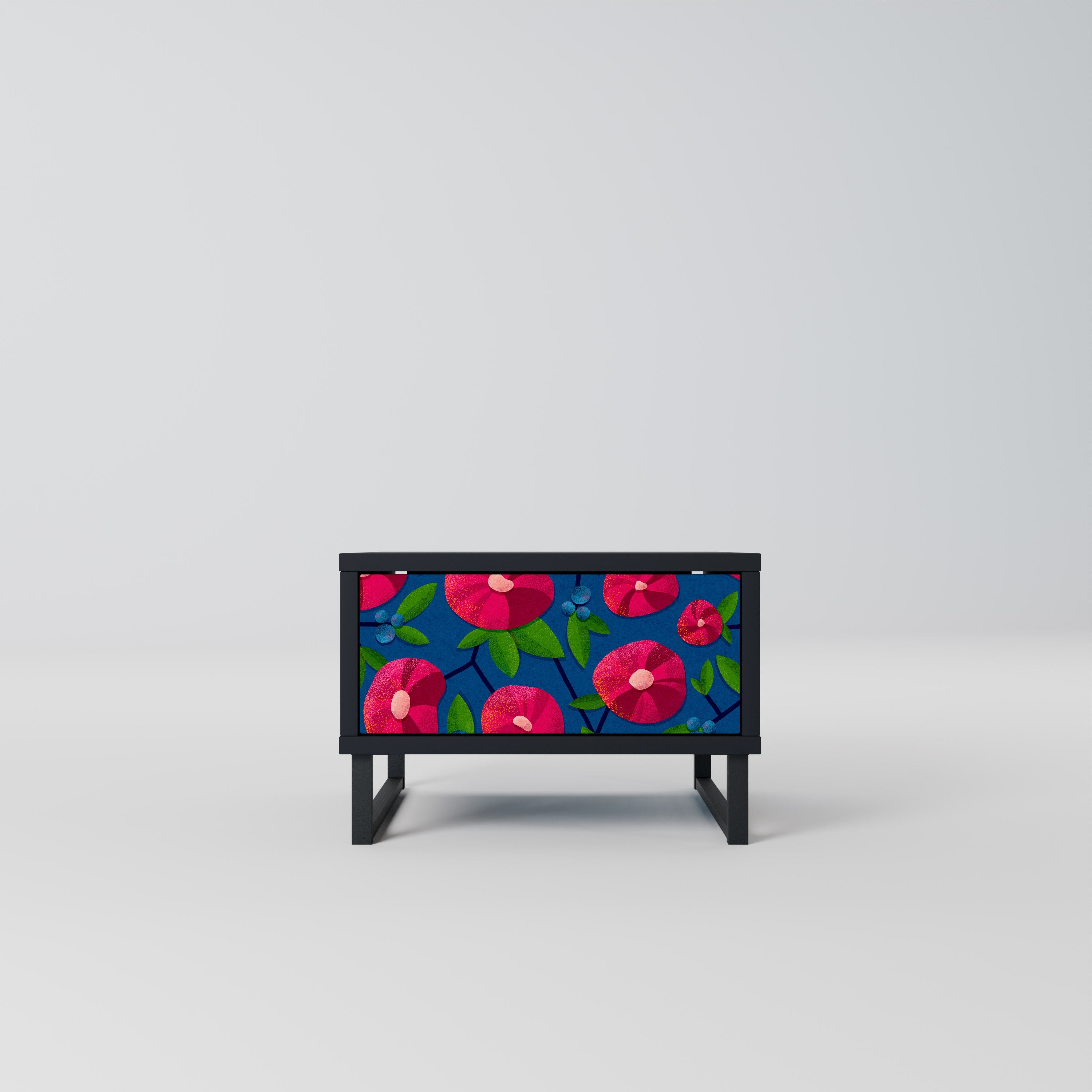 Table de chevet SPRING THOUGHTS en finition noire