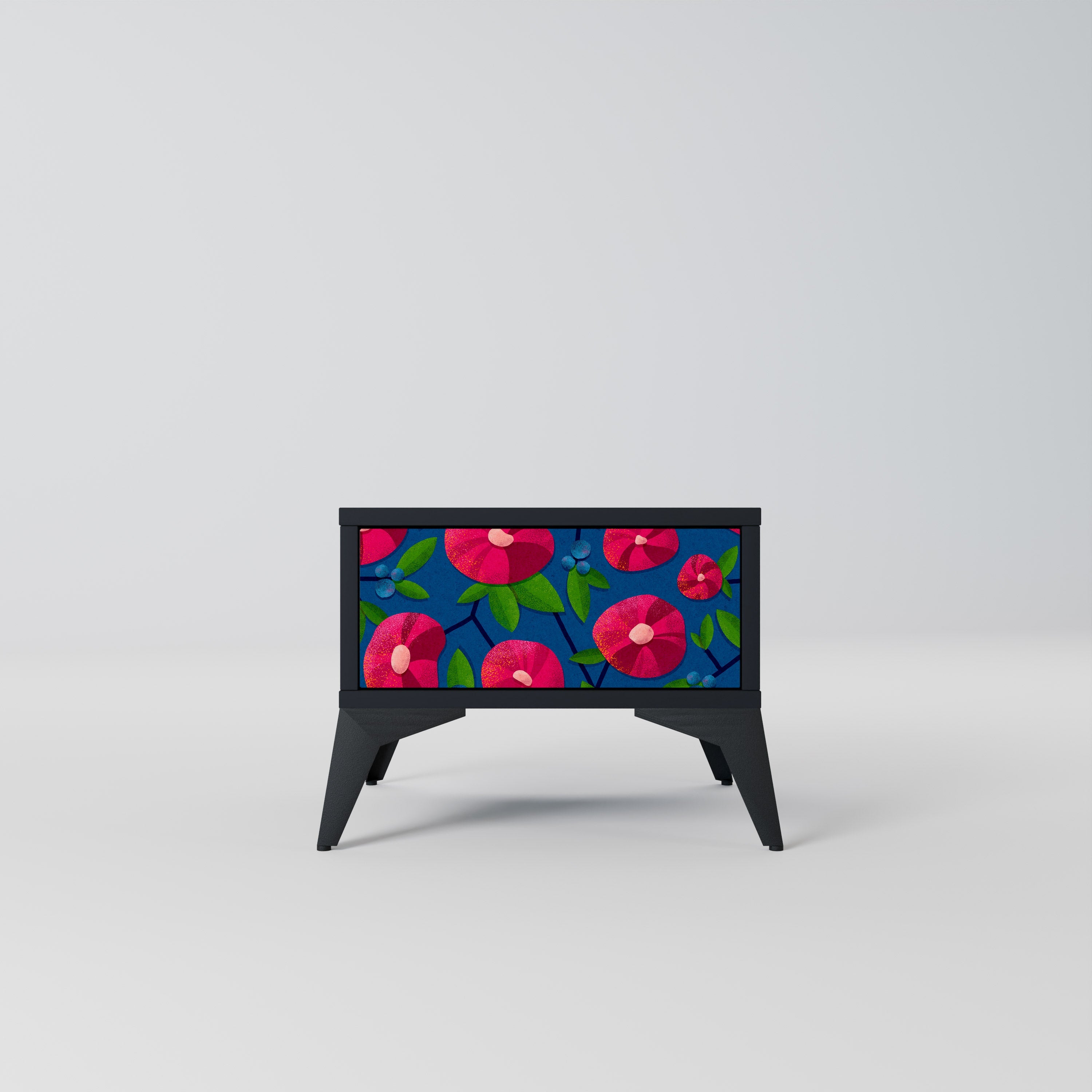 Table de chevet SPRING THOUGHTS en finition noire