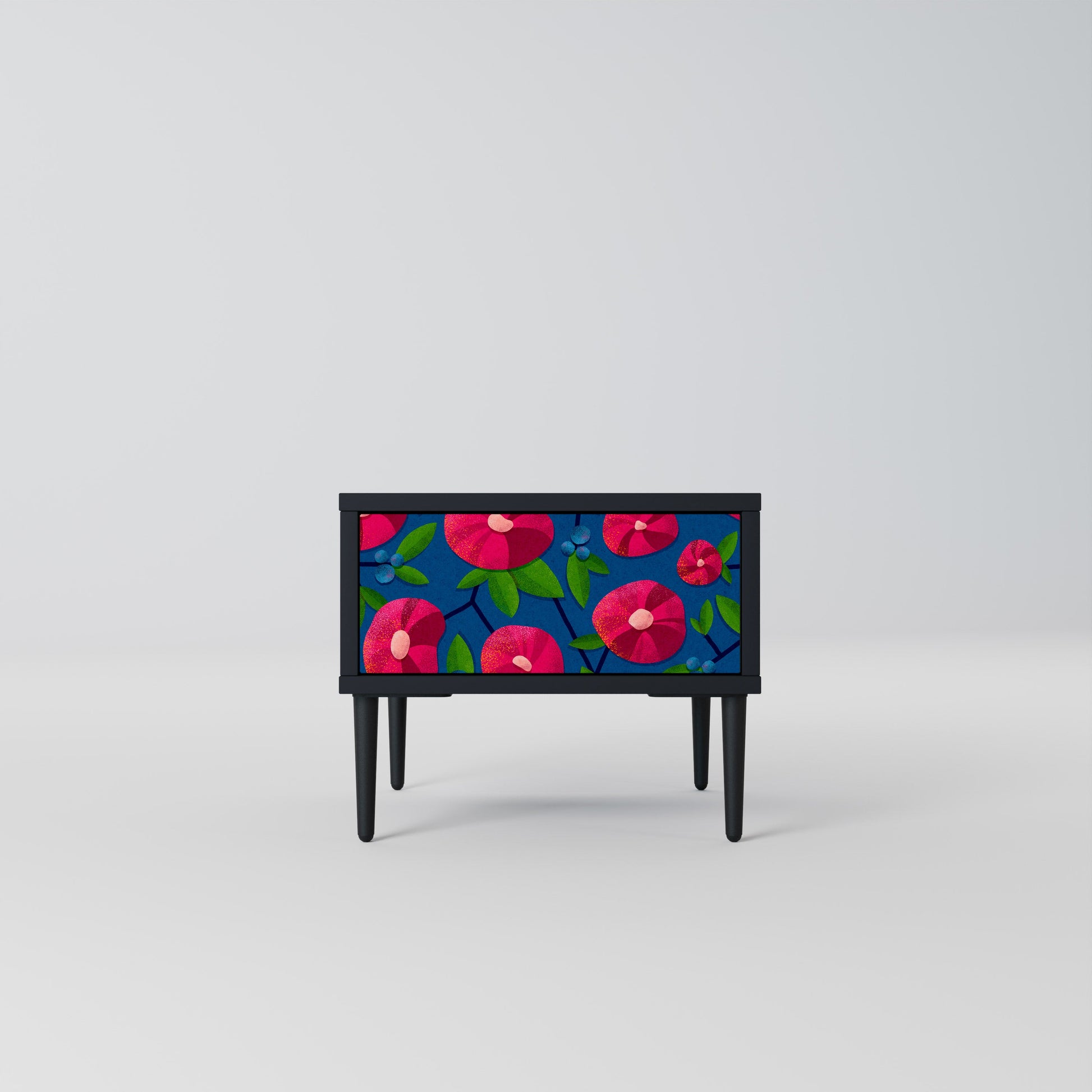 Table de chevet SPRING THOUGHTS en finition noire