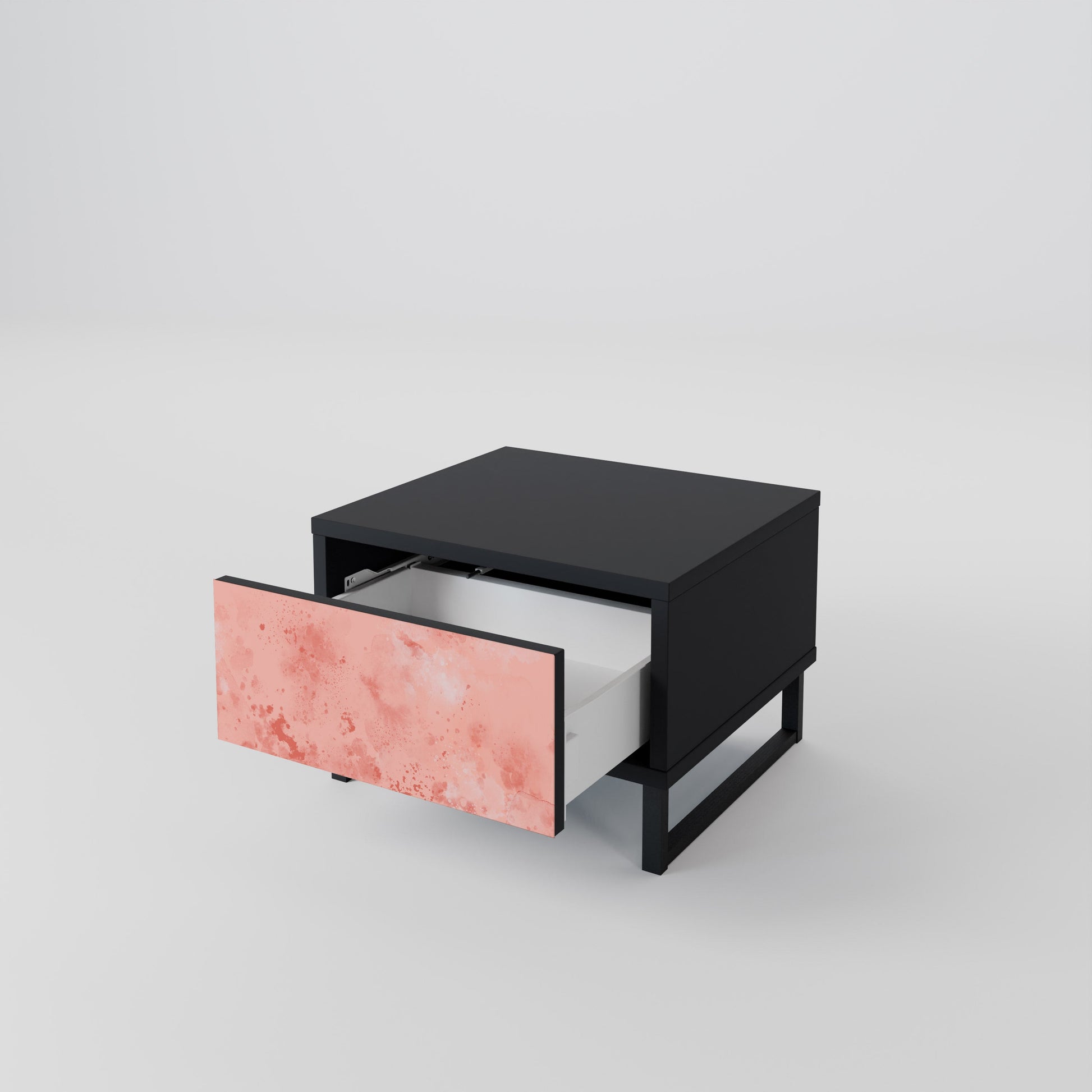 Table de chevet CRANE DANCE en finition noire