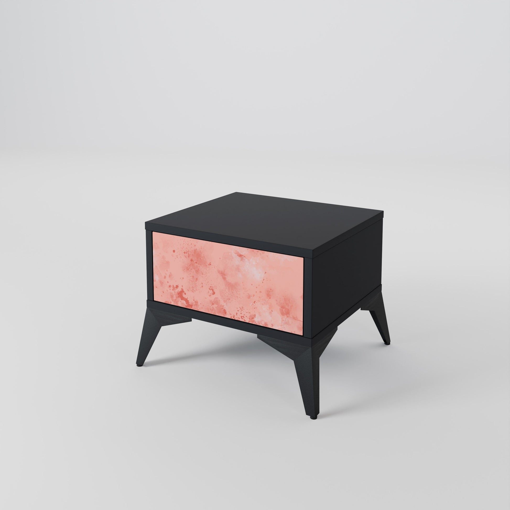 Table de chevet CRANE DANCE en finition noire