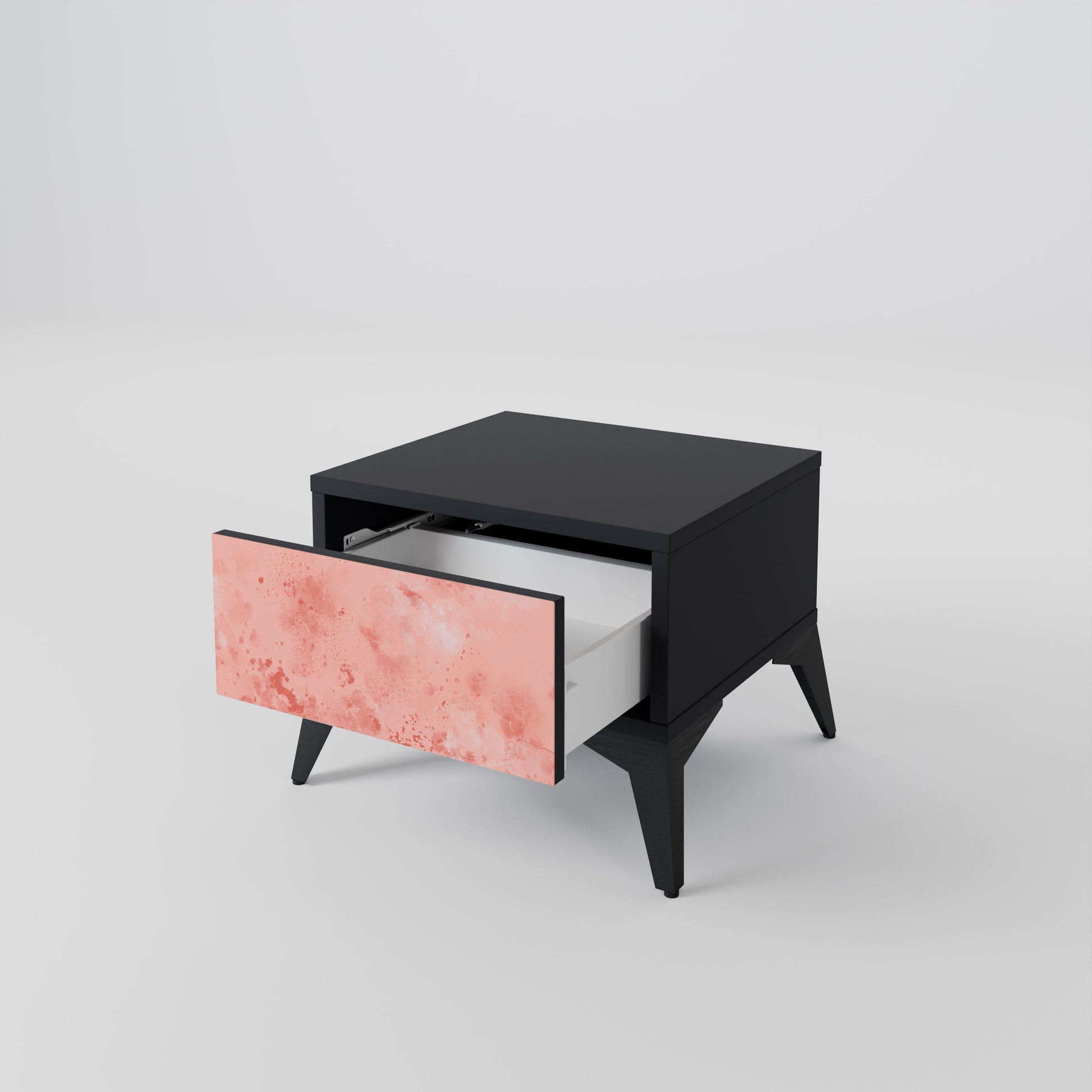 Table de chevet CRANE DANCE en finition noire