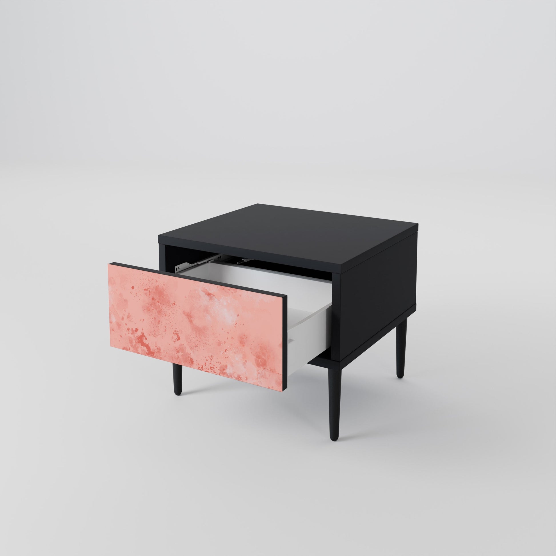Table de chevet CRANE DANCE en finition noire