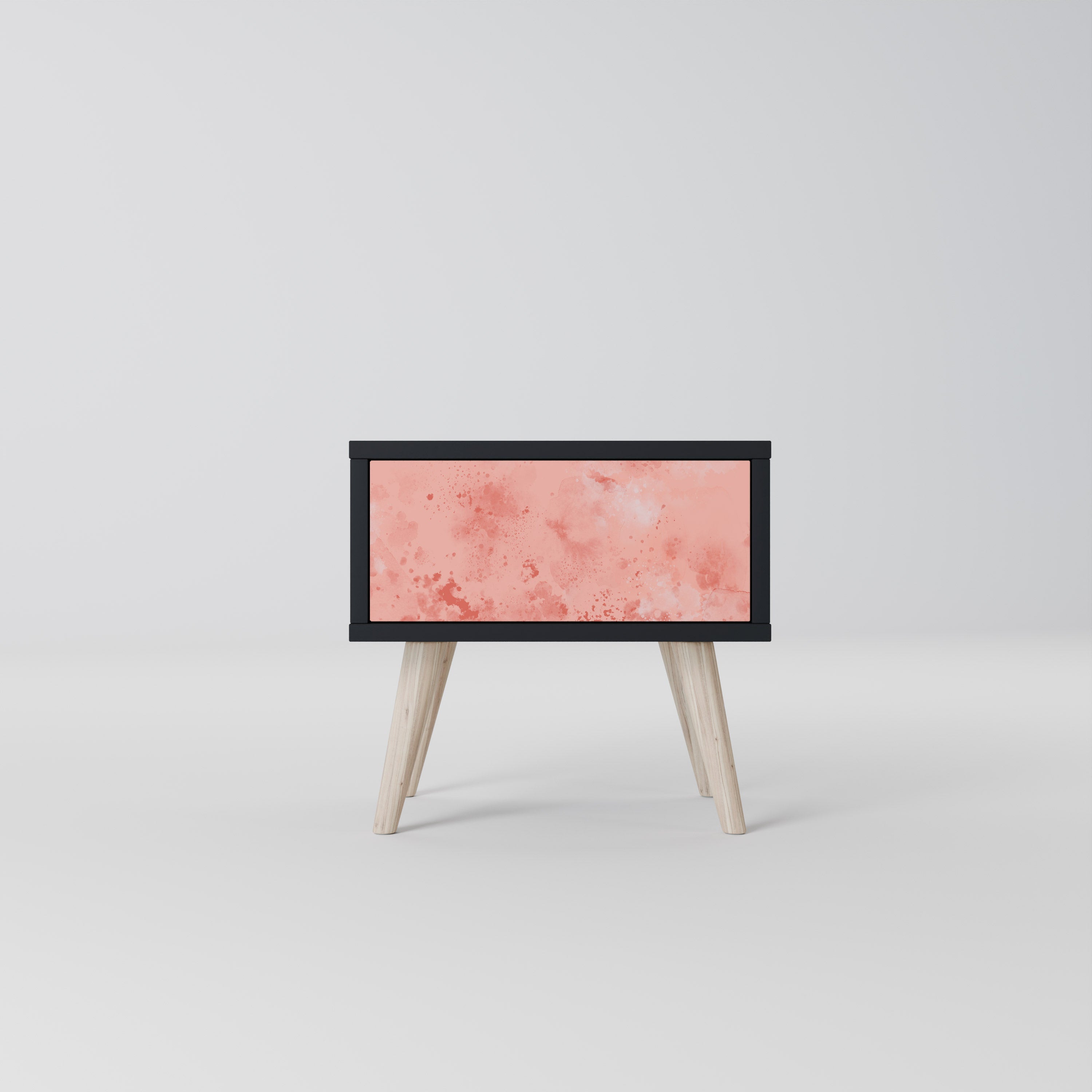 Table de chevet CRANE DANCE en finition noire