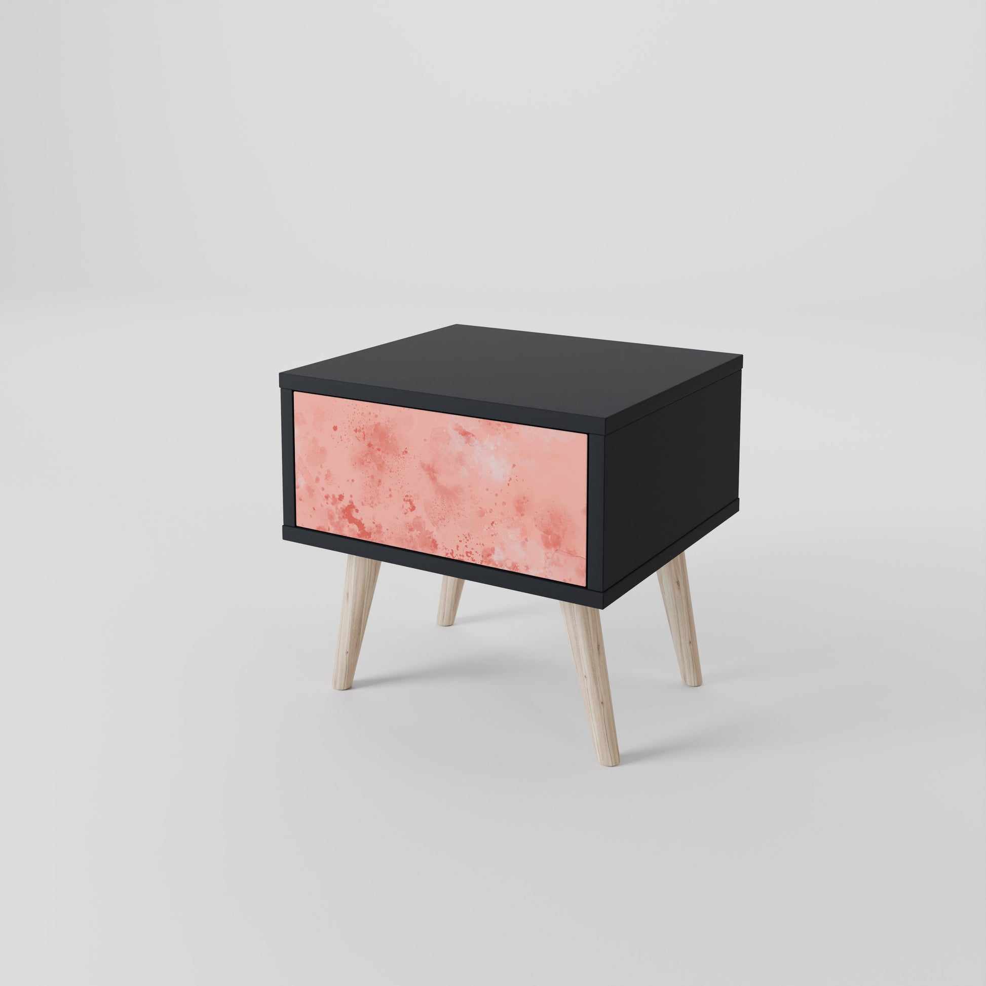 Table de chevet CRANE DANCE en finition noire