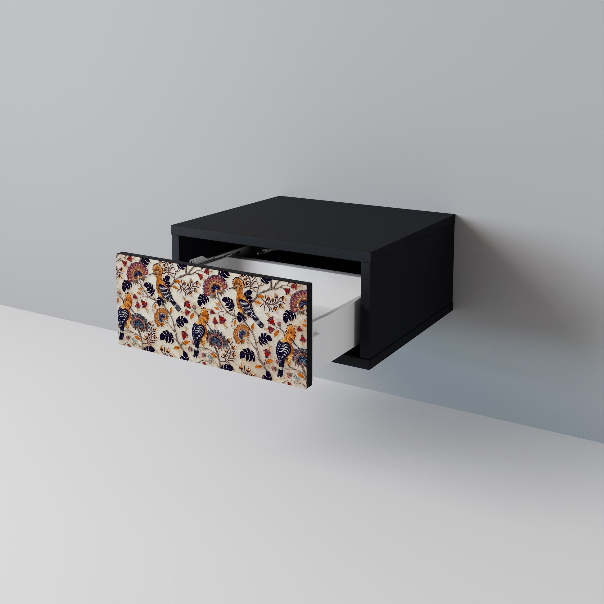 Table de chevet EMINENT HOOPOE en finition noire