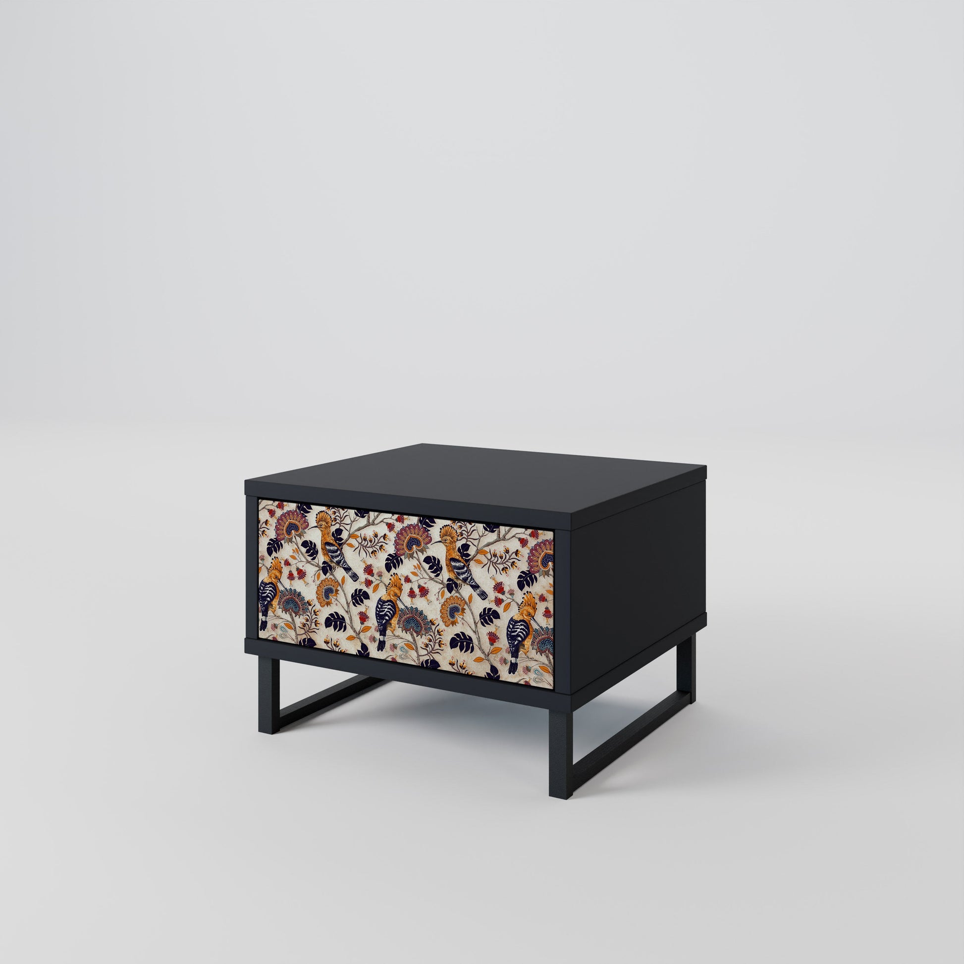Table de chevet EMINENT HOOPOE en finition noire