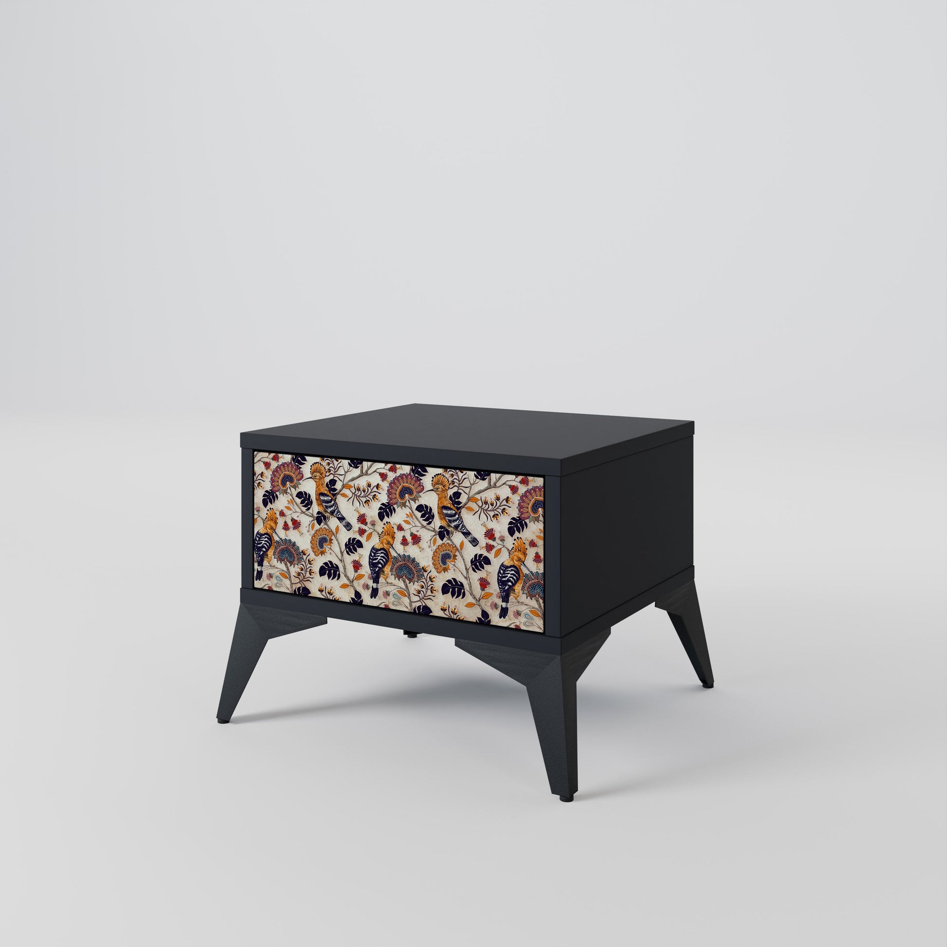 Table de chevet EMINENT HOOPOE en finition noire
