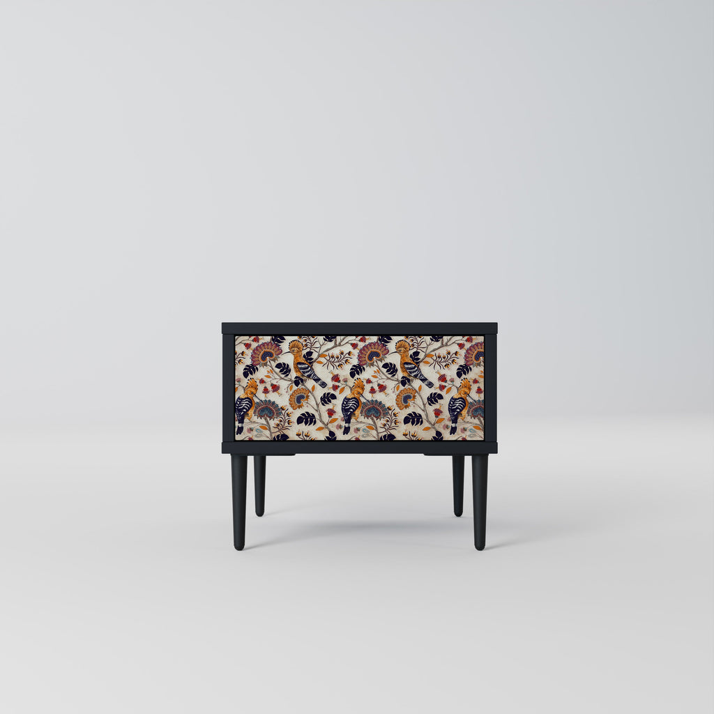 Table de chevet EMINENT HOOPOE en finition noire