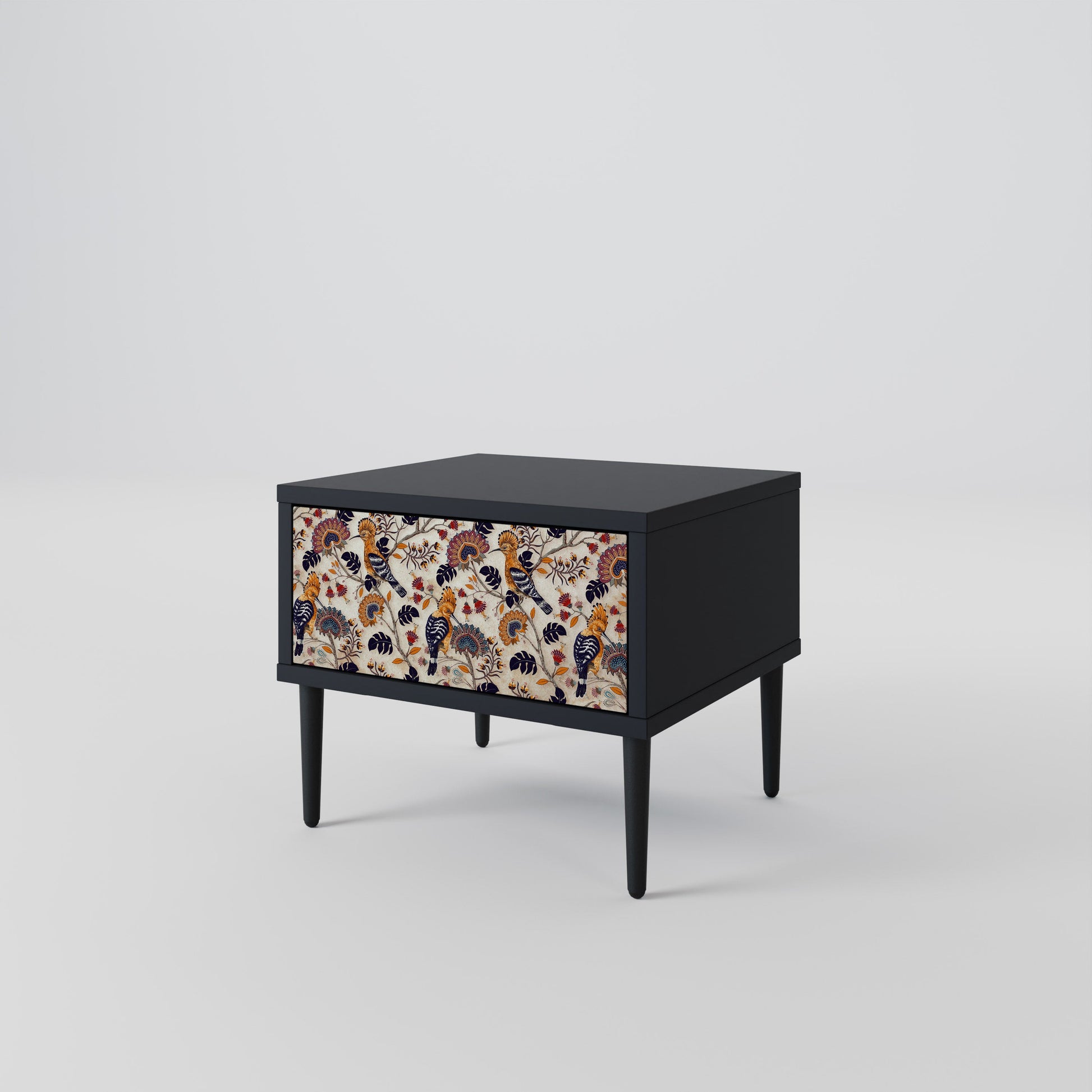 Table de chevet EMINENT HOOPOE en finition noire