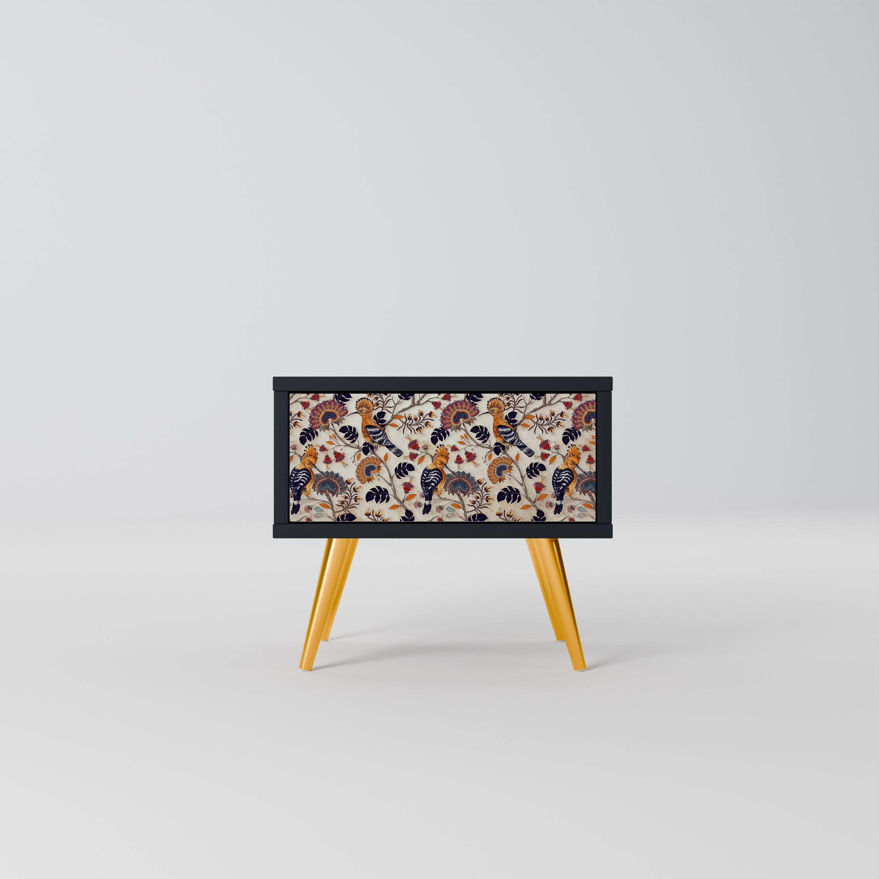 Table de chevet EMINENT HOOPOE en finition noire