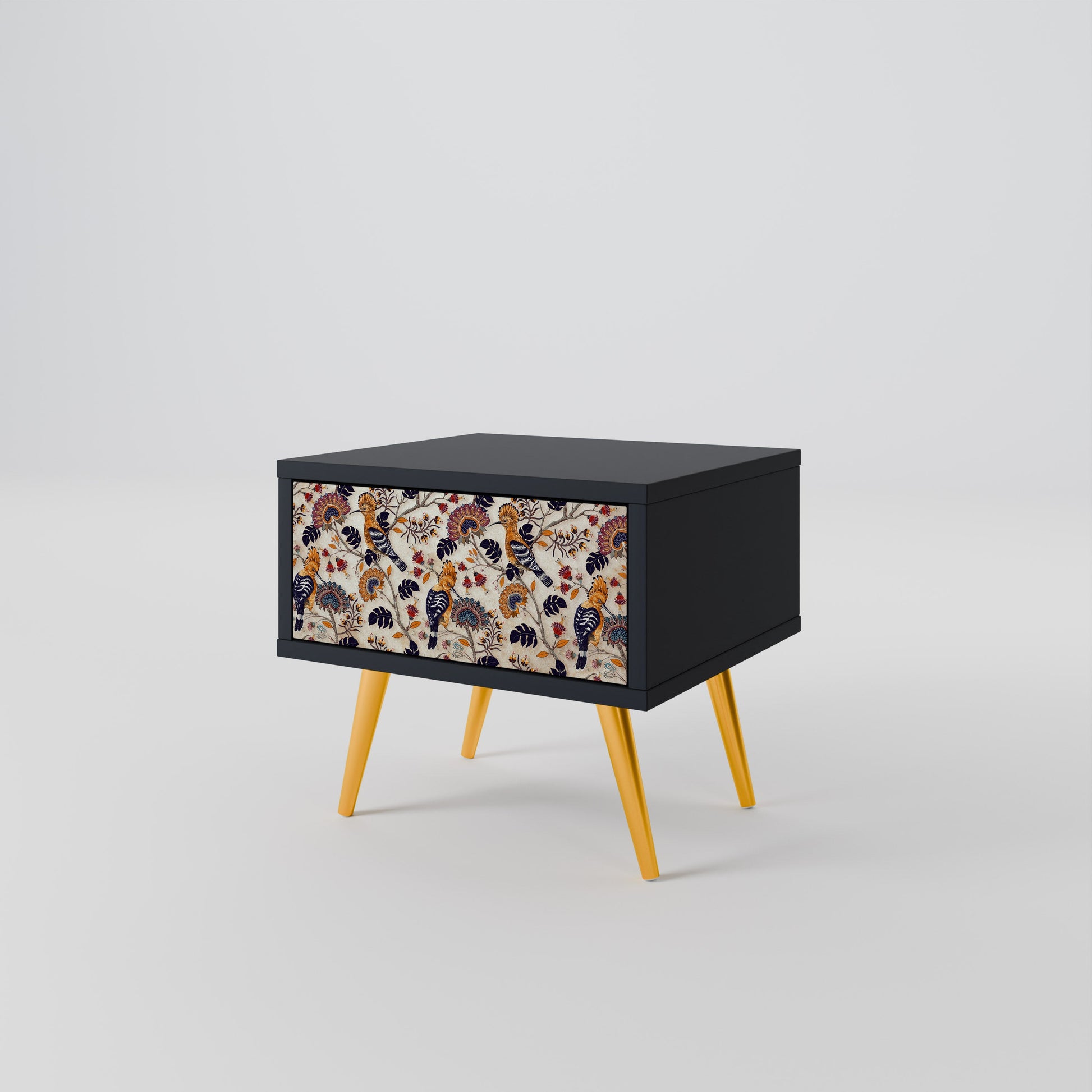 Table de chevet EMINENT HOOPOE en finition noire