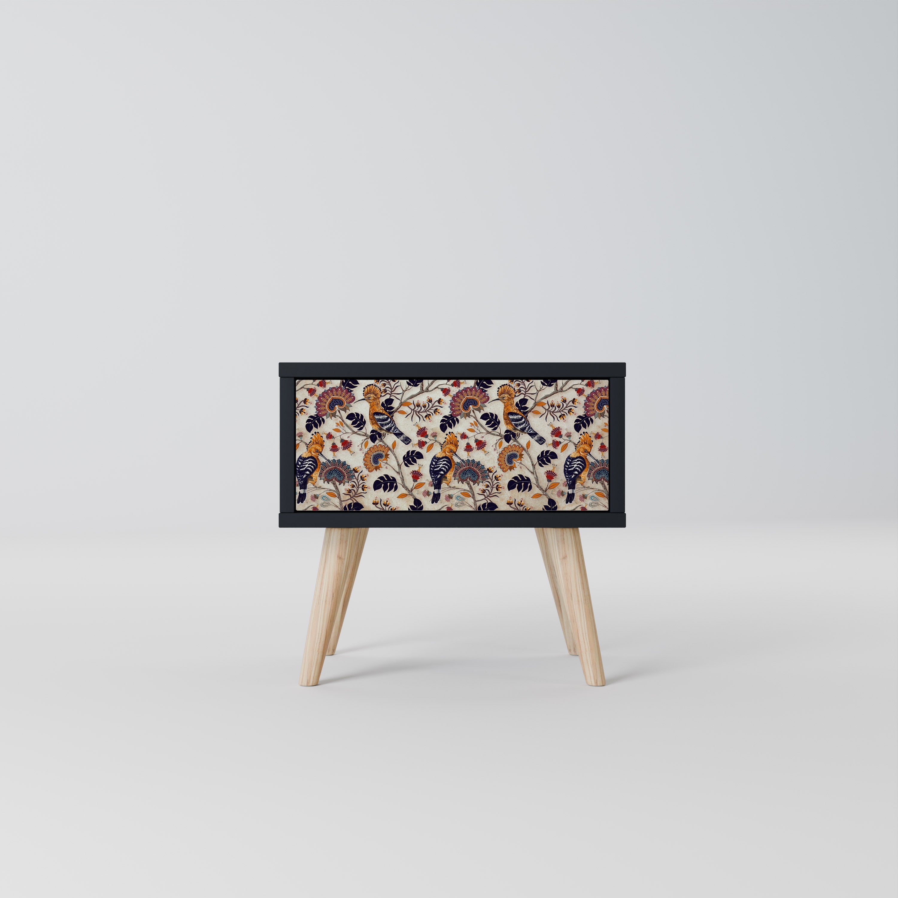 Table de chevet EMINENT HOOPOE en finition noire