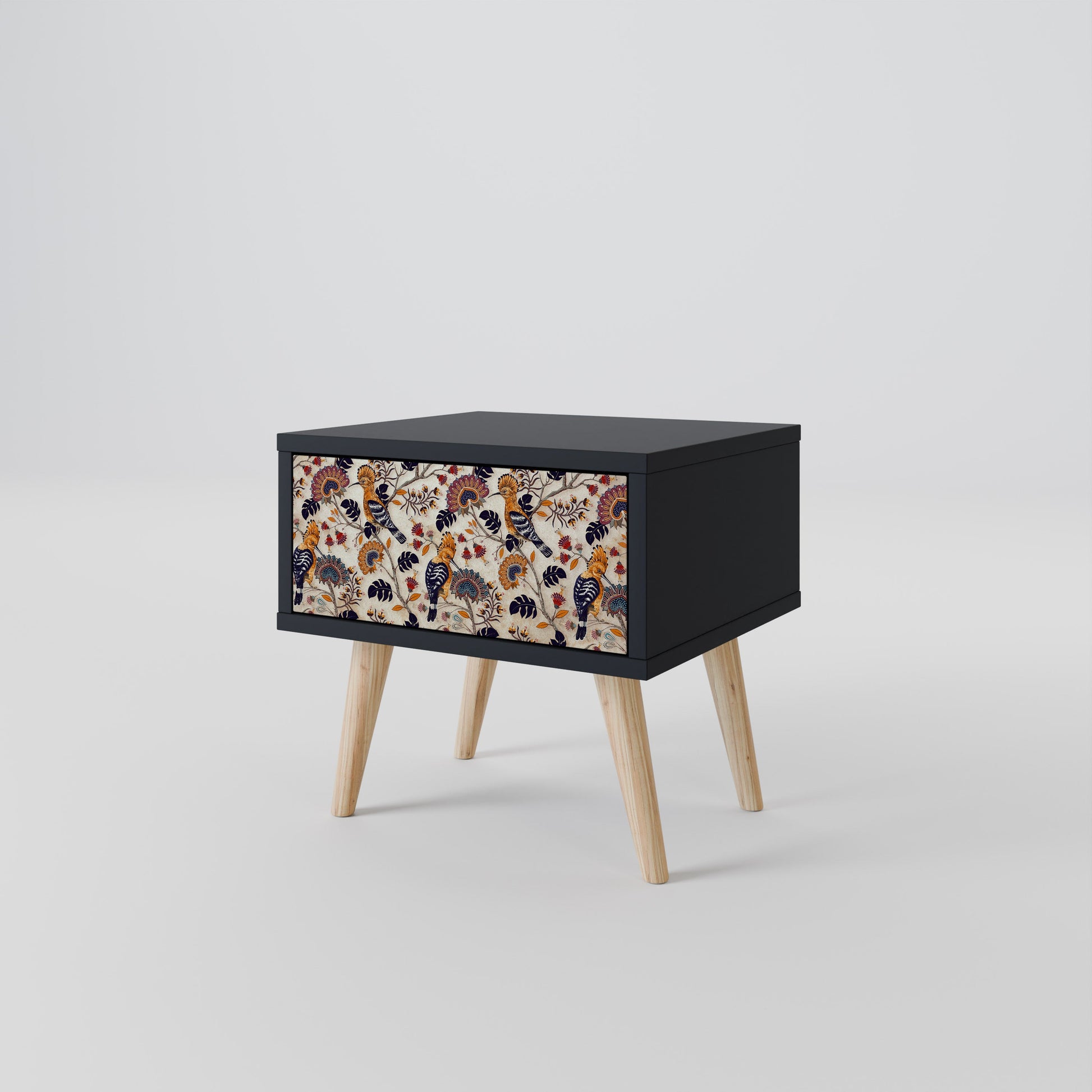 Table de chevet EMINENT HOOPOE en finition noire
