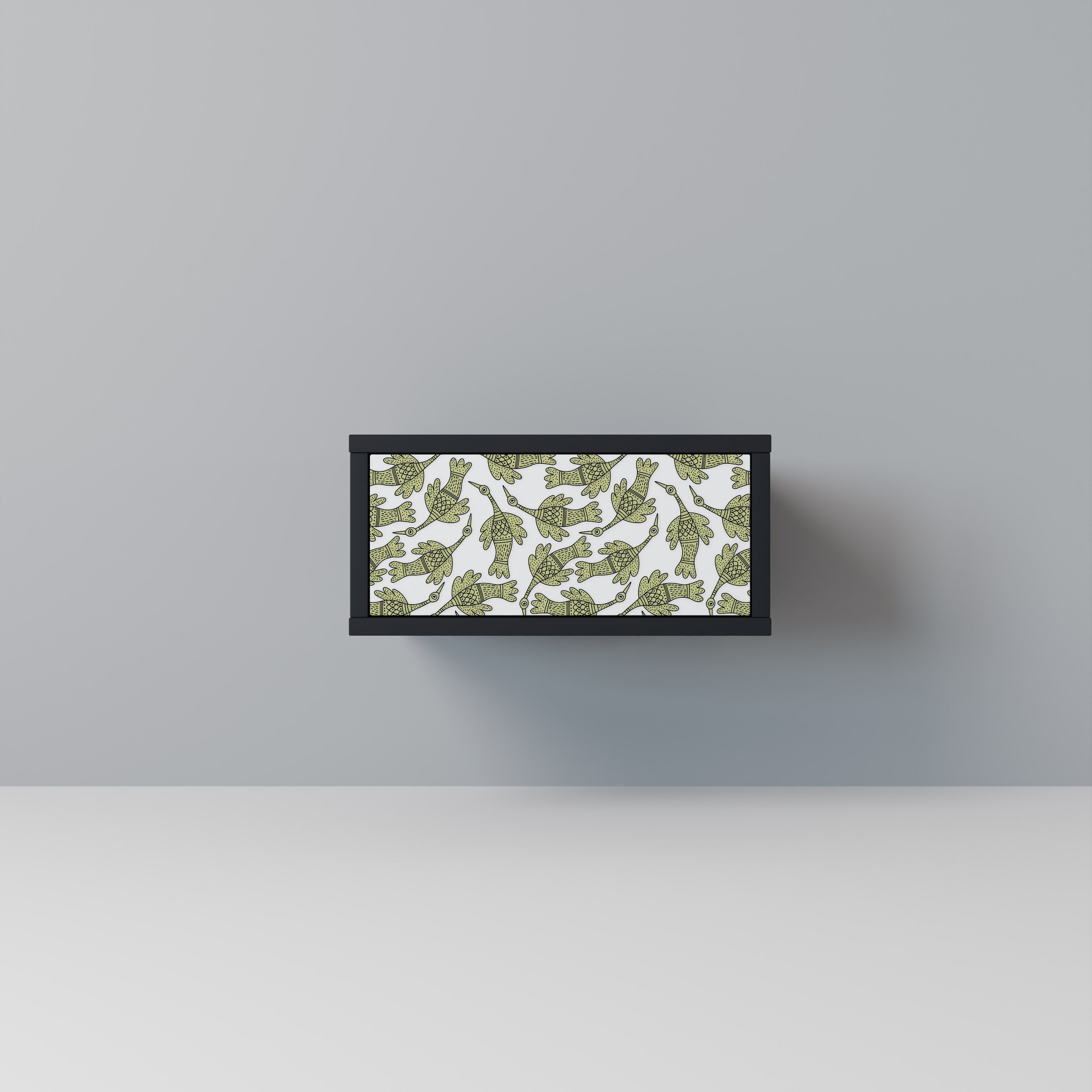 Table de chevet SEEDLING SONGBIRD en finition noire