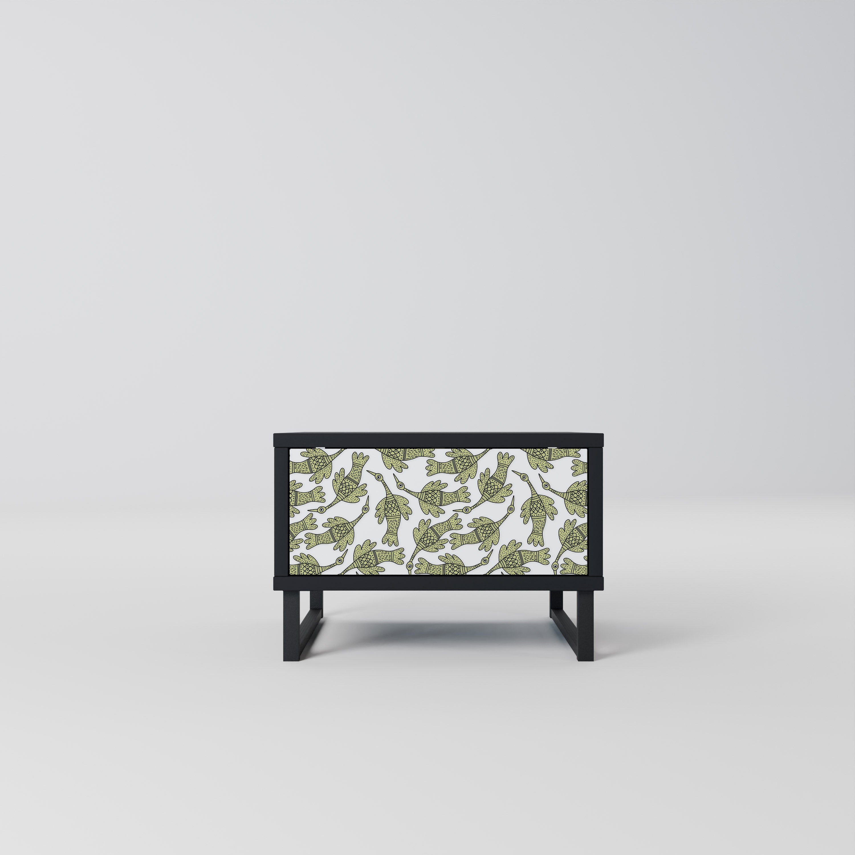 Table de chevet SEEDLING SONGBIRD en finition noire