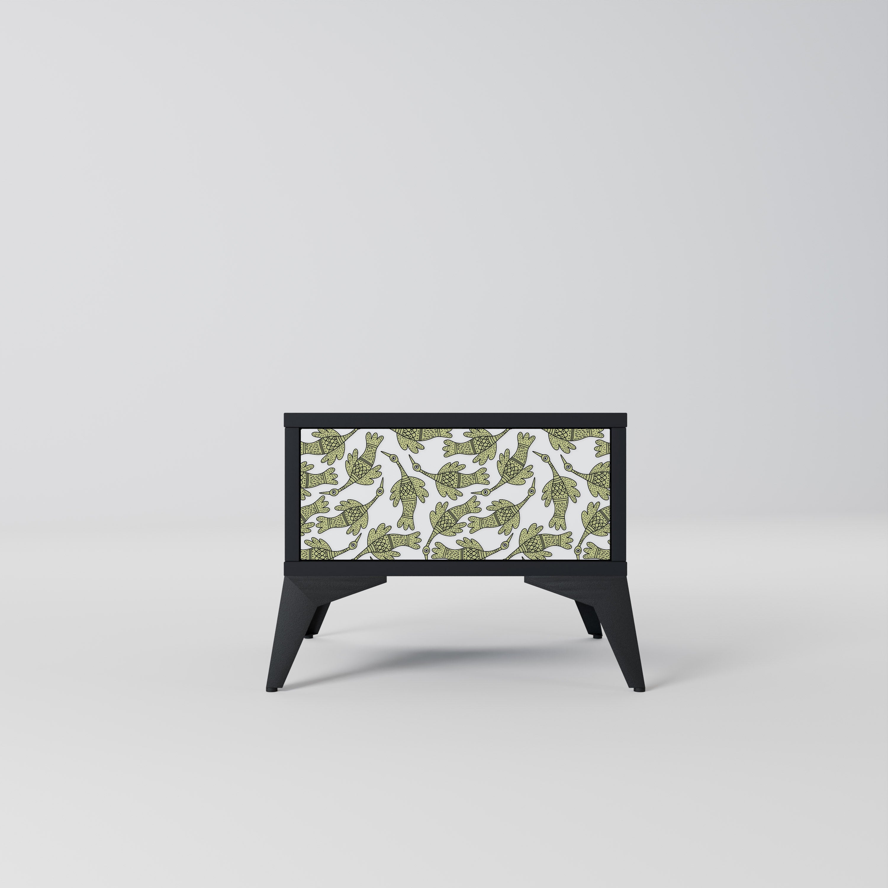 Table de chevet SEEDLING SONGBIRD en finition noire