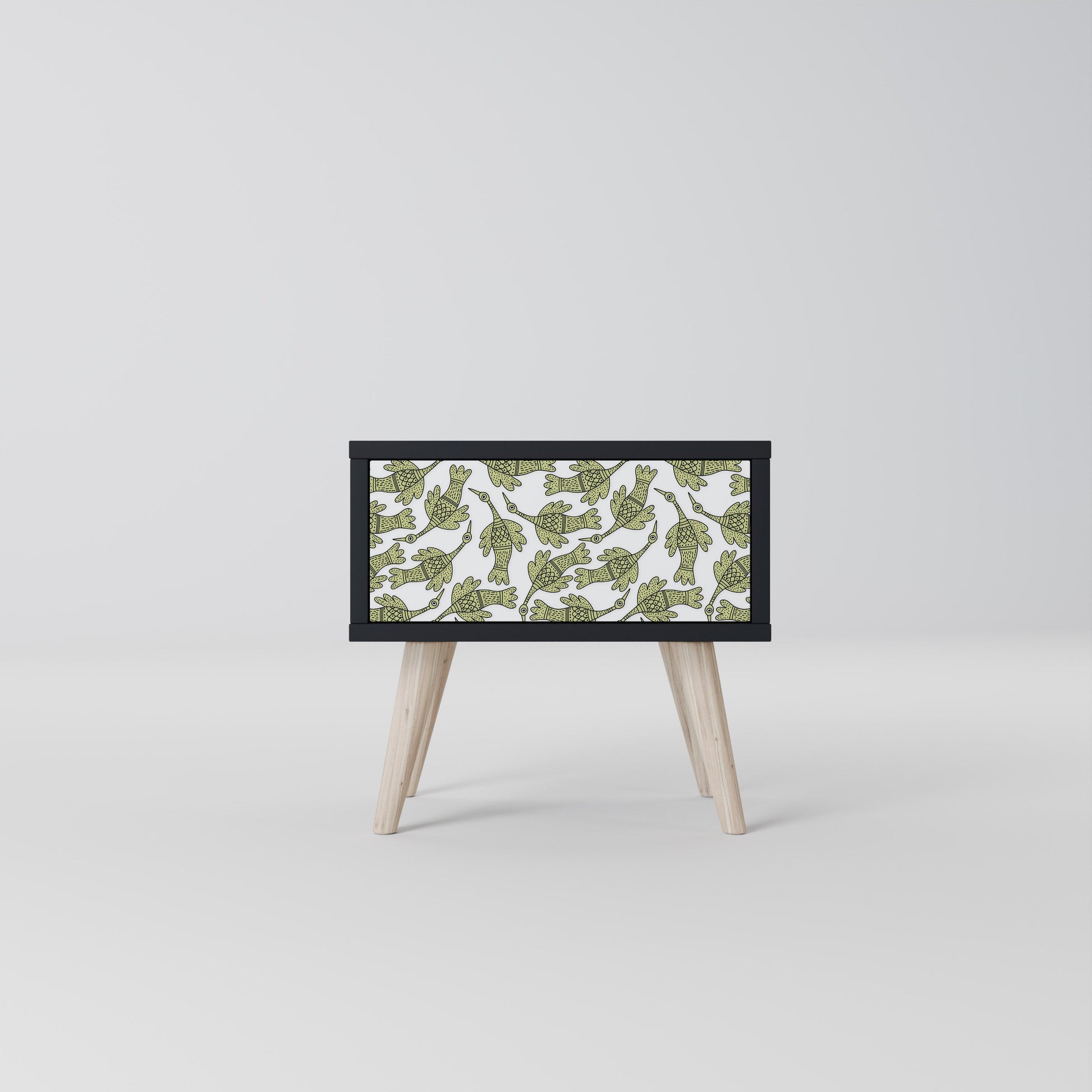 Table de chevet SEEDLING SONGBIRD en finition noire