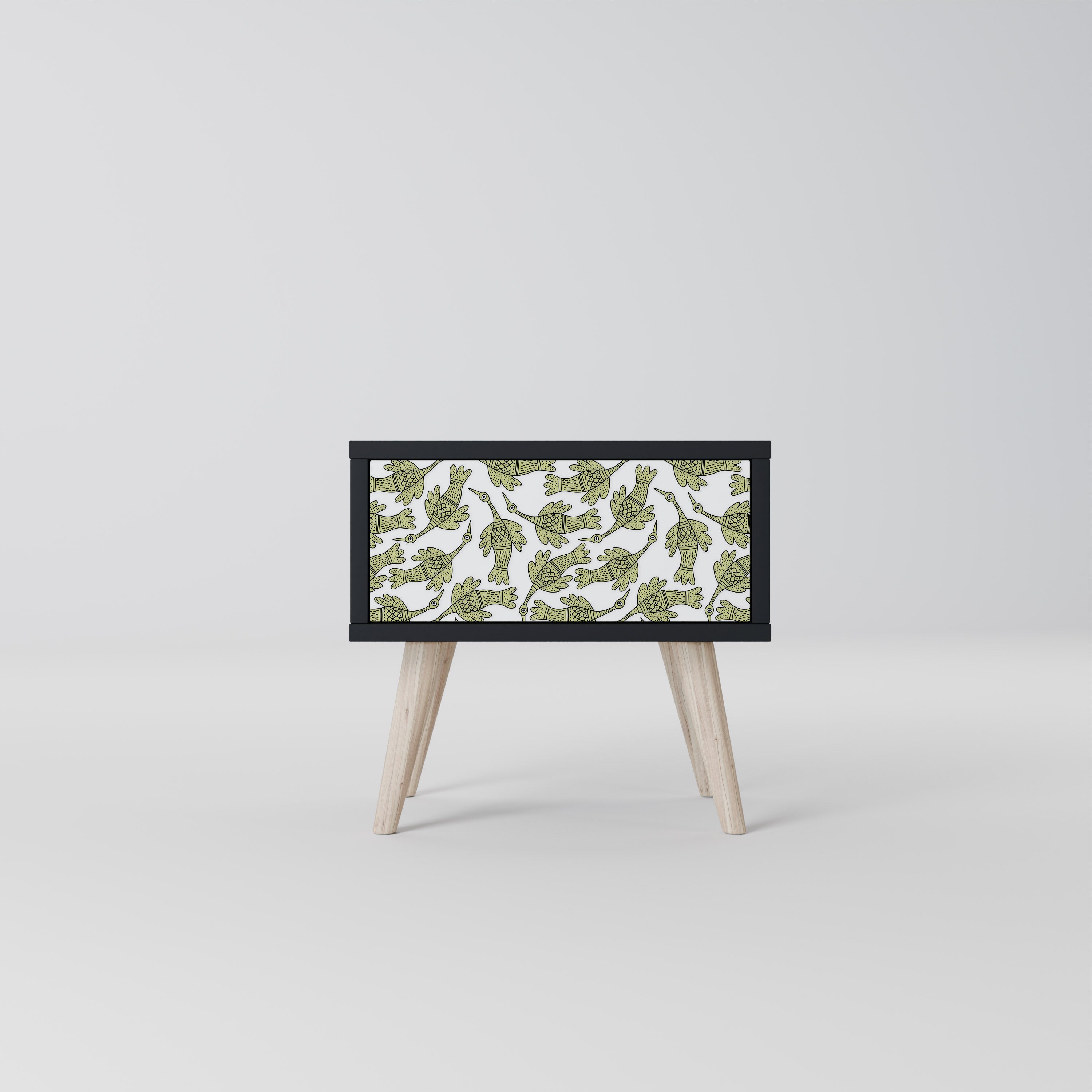 Table de chevet SEEDLING SONGBIRD en finition noire