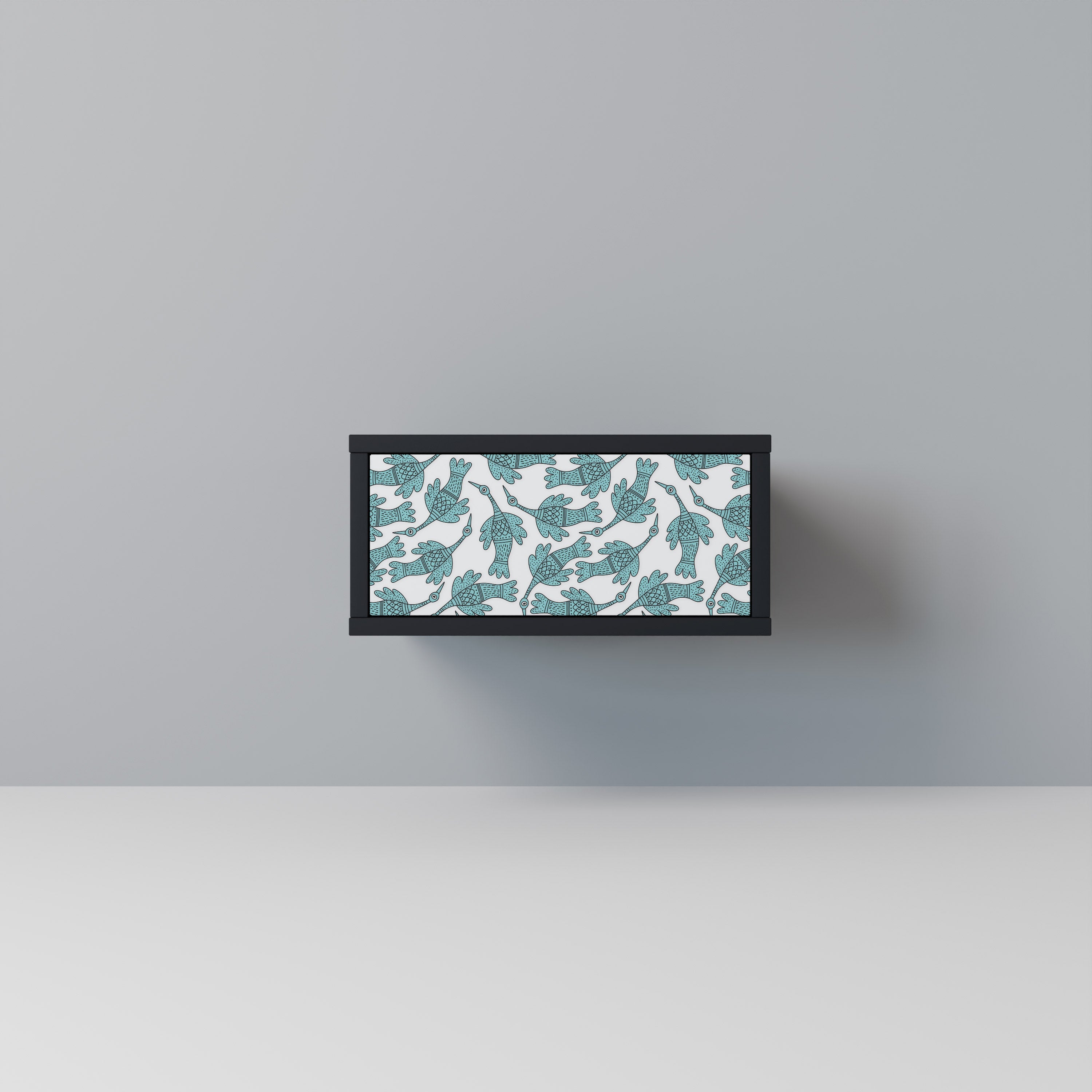 Table de chevet WATERSPOUT SONGIBIRD en finition noire