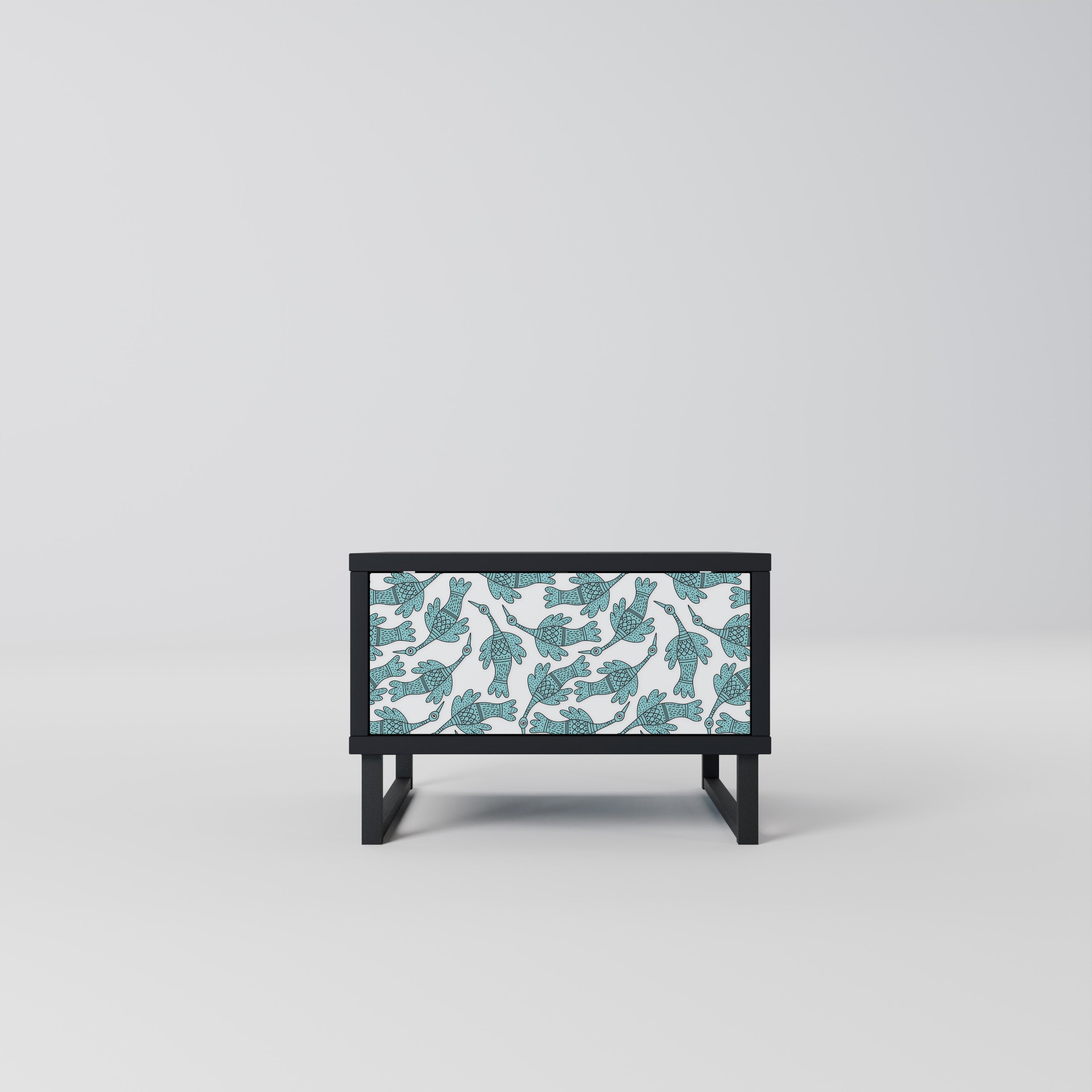 Table de chevet WATERSPOUT SONGIBIRD en finition noire