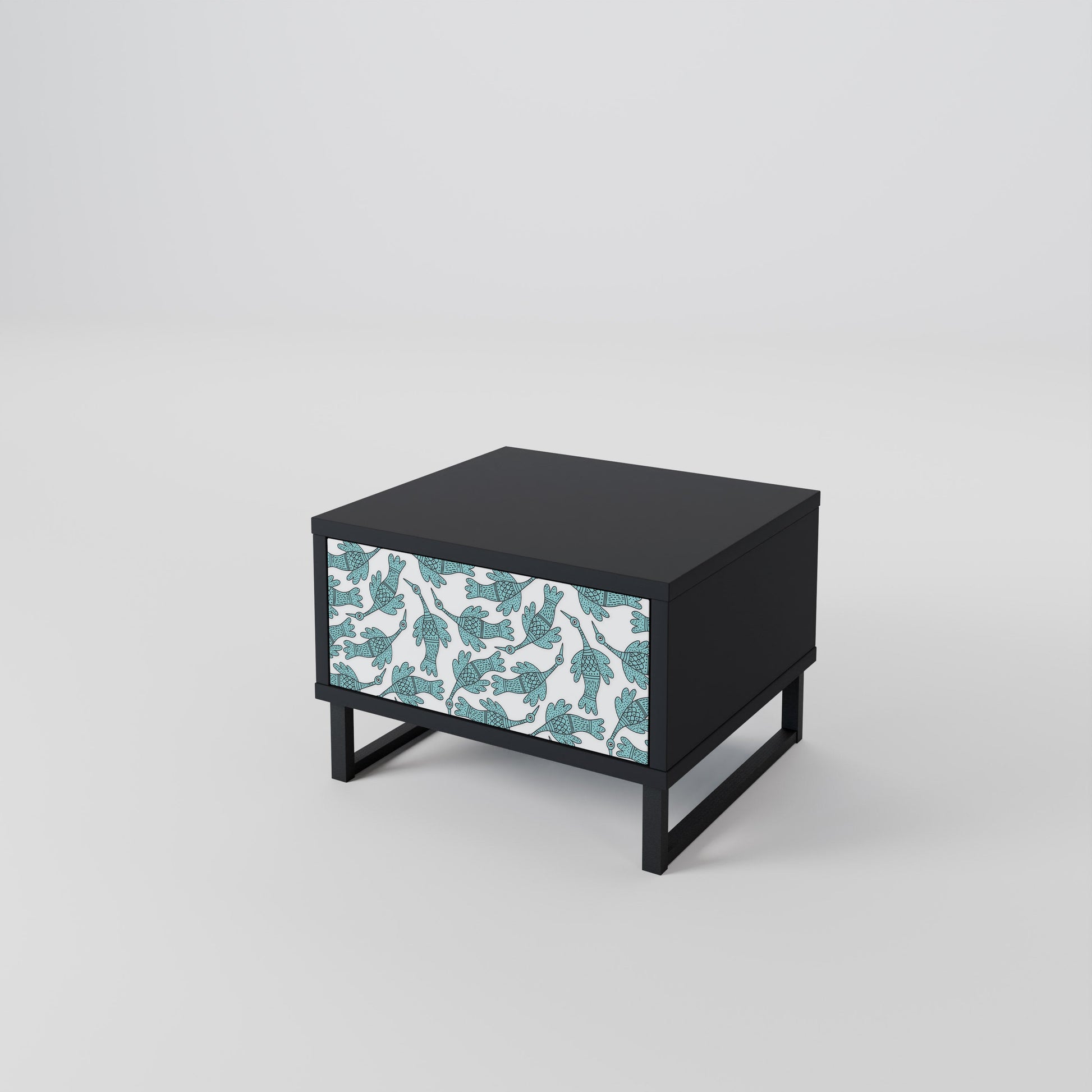 Table de chevet WATERSPOUT SONGIBIRD en finition noire