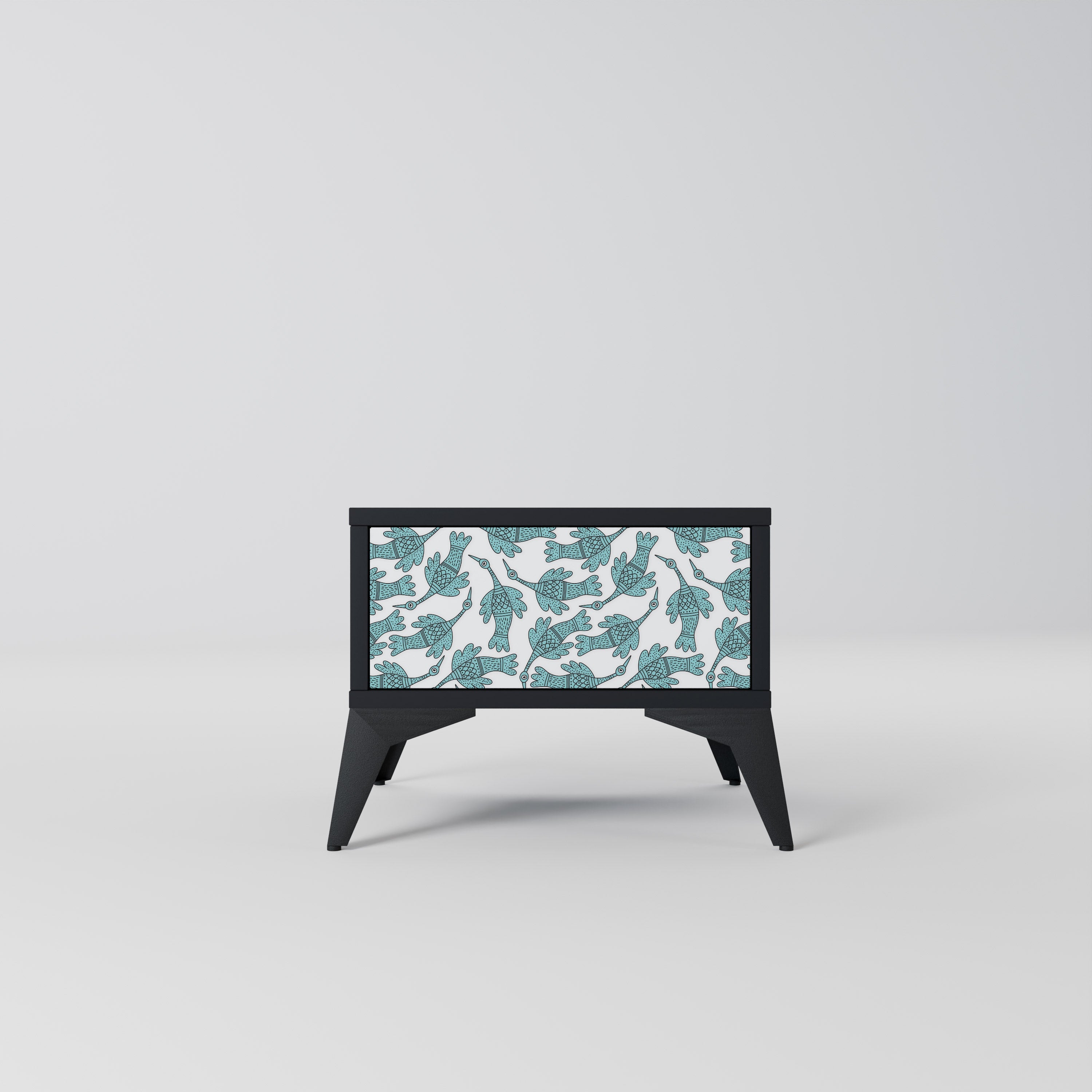 Table de chevet WATERSPOUT SONGIBIRD en finition noire