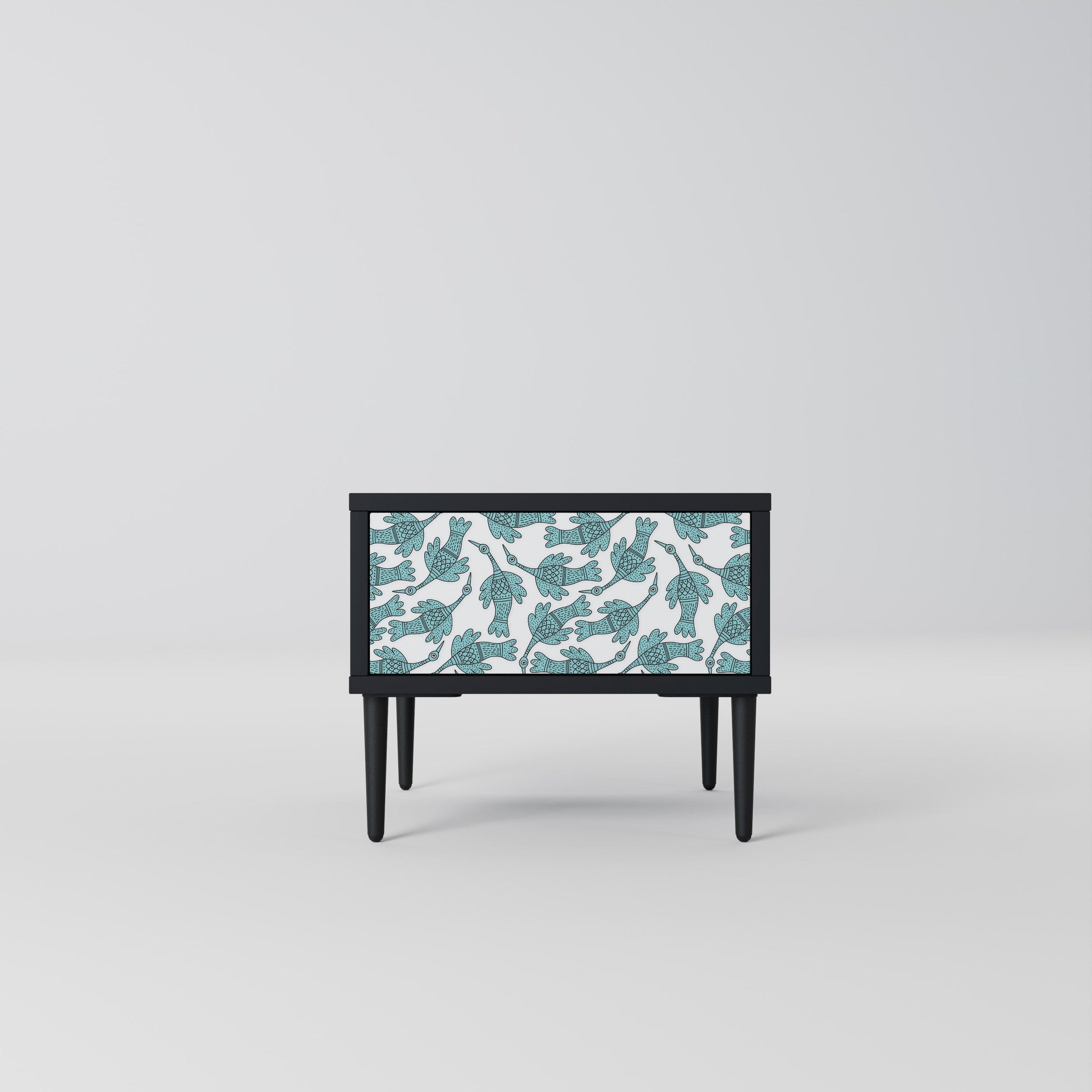 Table de chevet WATERSPOUT SONGIBIRD en finition noire
