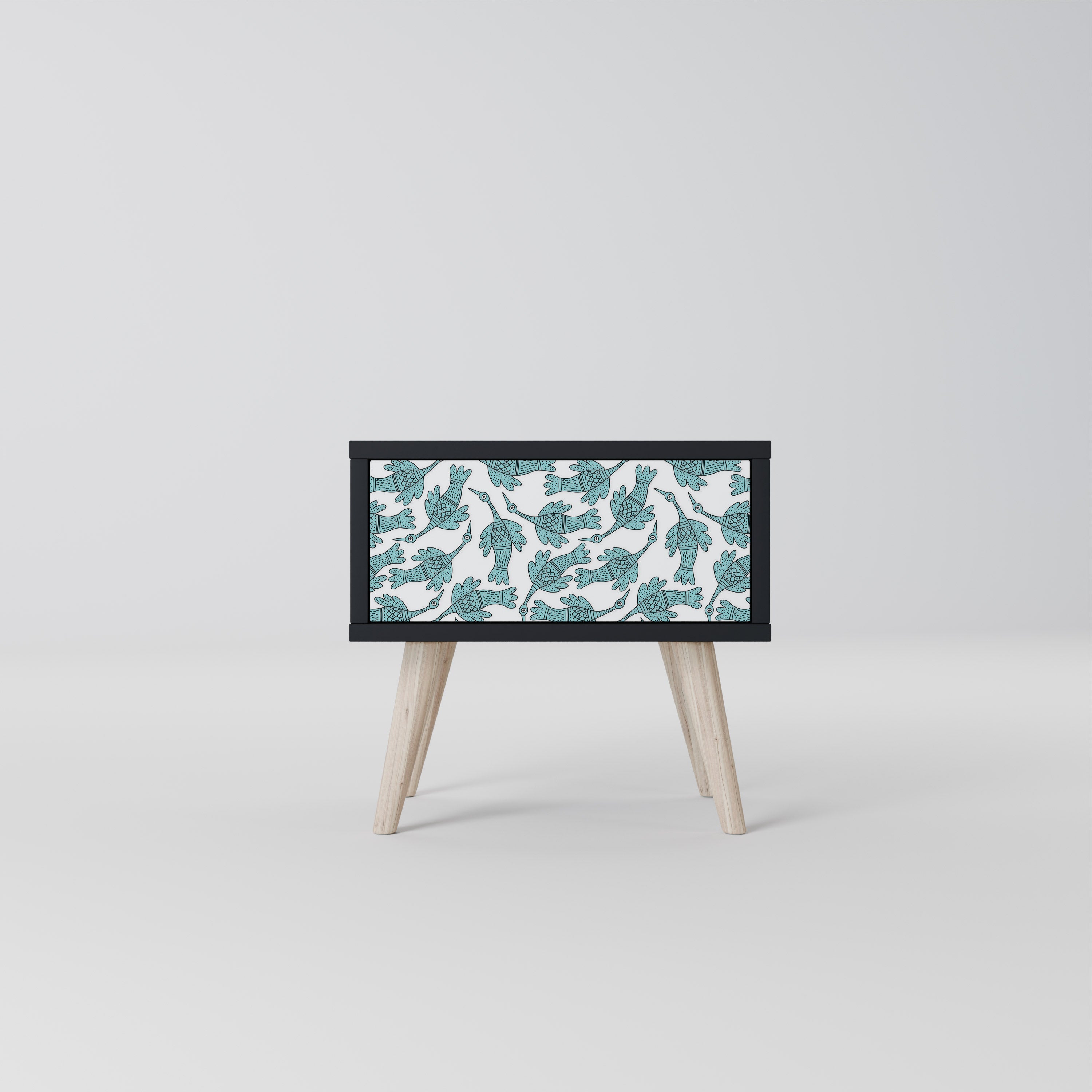 Table de chevet WATERSPOUT SONGIBIRD en finition noire