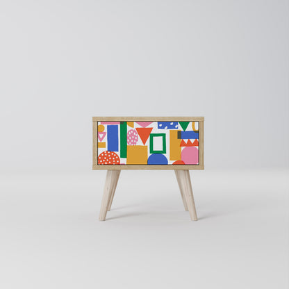 GEOMETRIC GLIMMER Nightstand