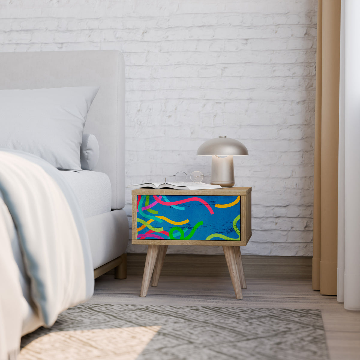 STREAMER TANGLE Nightstand