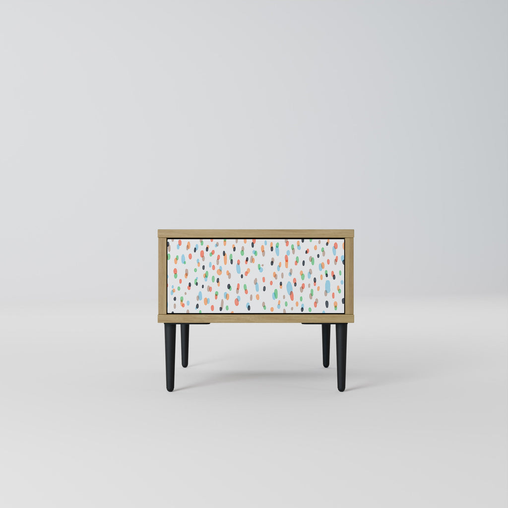 Table de chevet ENERGETIC SPOTS effet chêne