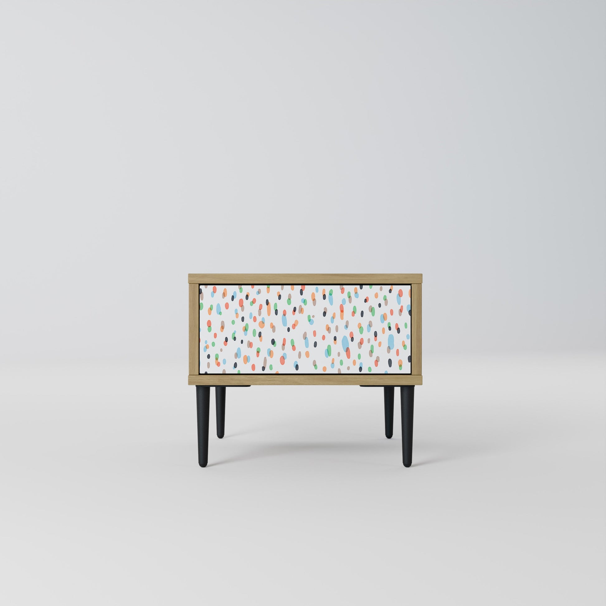 Table de chevet ENERGETIC SPOTS effet chêne