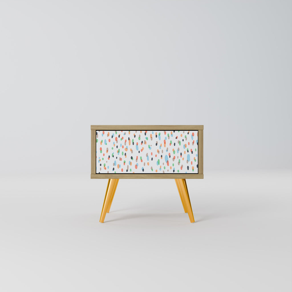 Table de chevet ENERGETIC SPOTS effet chêne