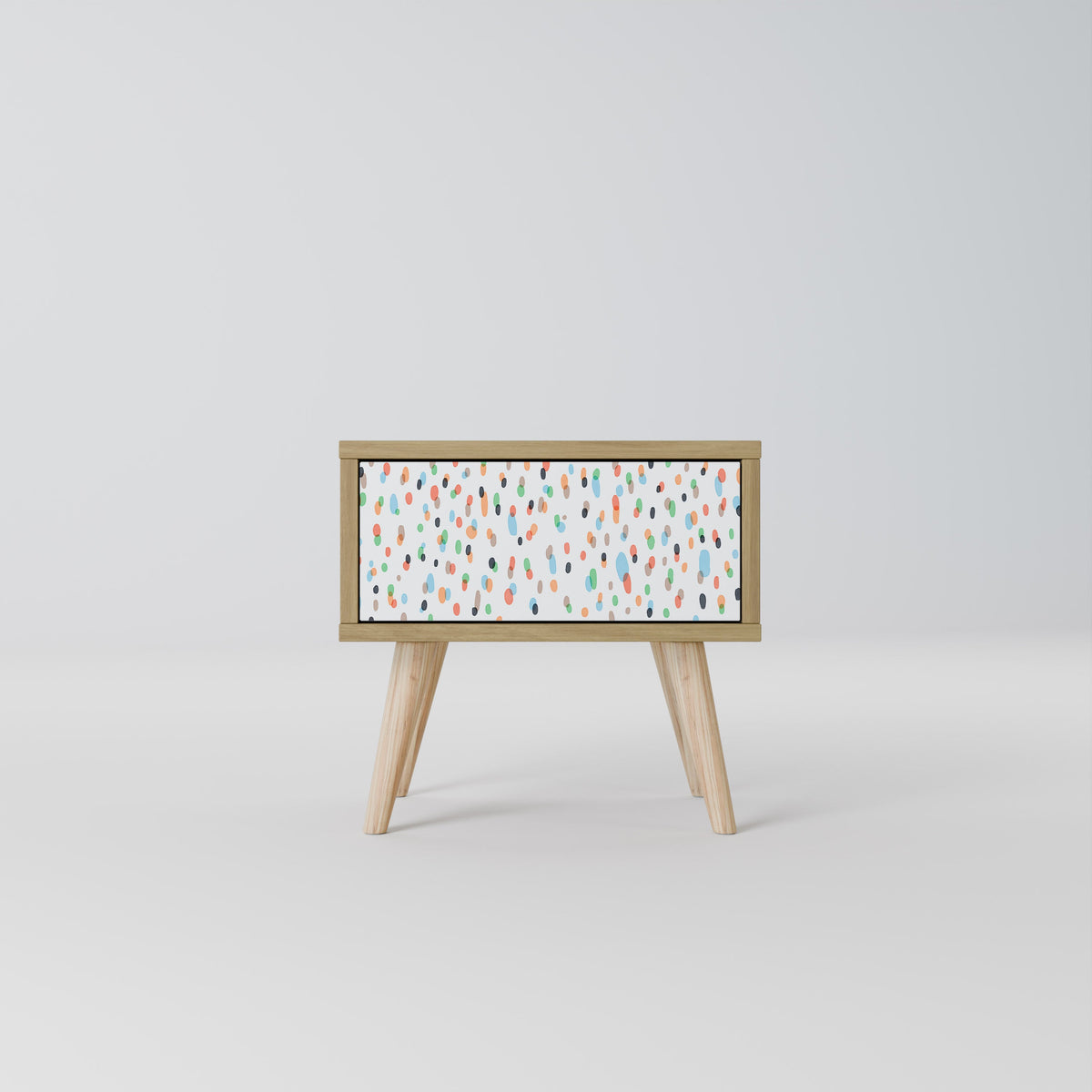 Table de chevet ENERGETIC SPOTS effet chêne