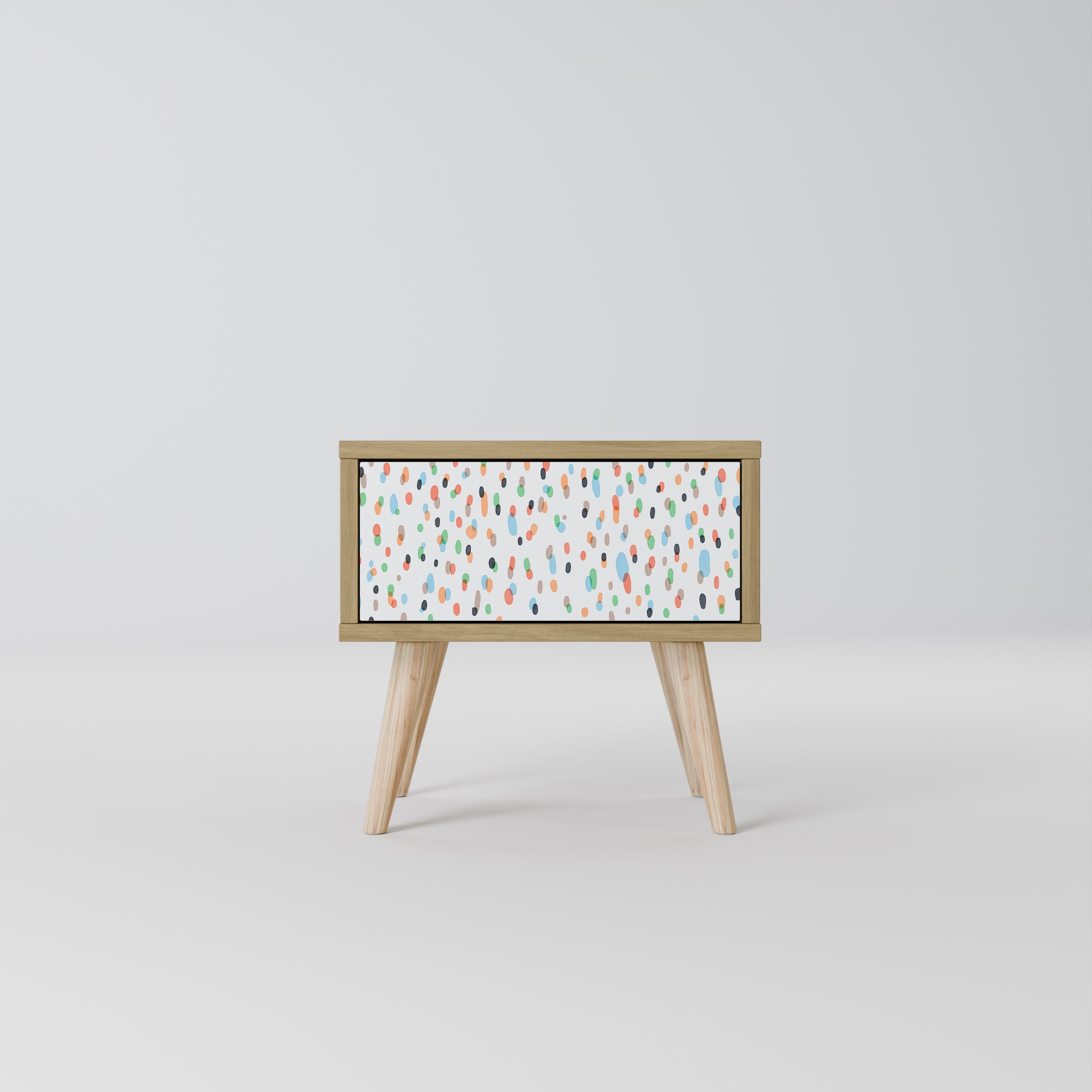 Table de chevet ENERGETIC SPOTS effet chêne