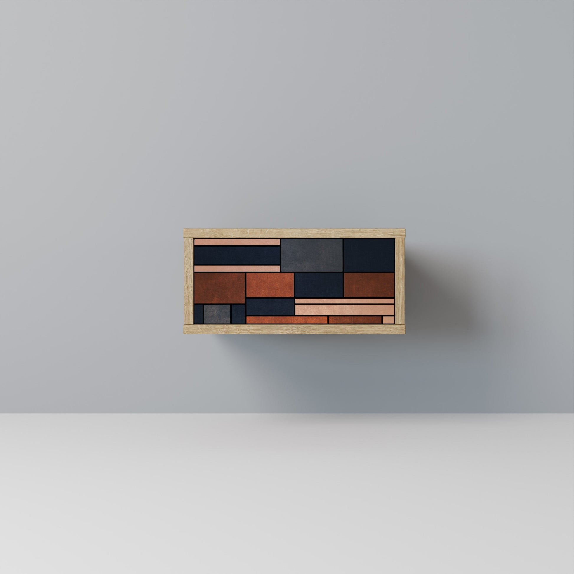 INTREPID FORMATION Nightstand in Oak Effect