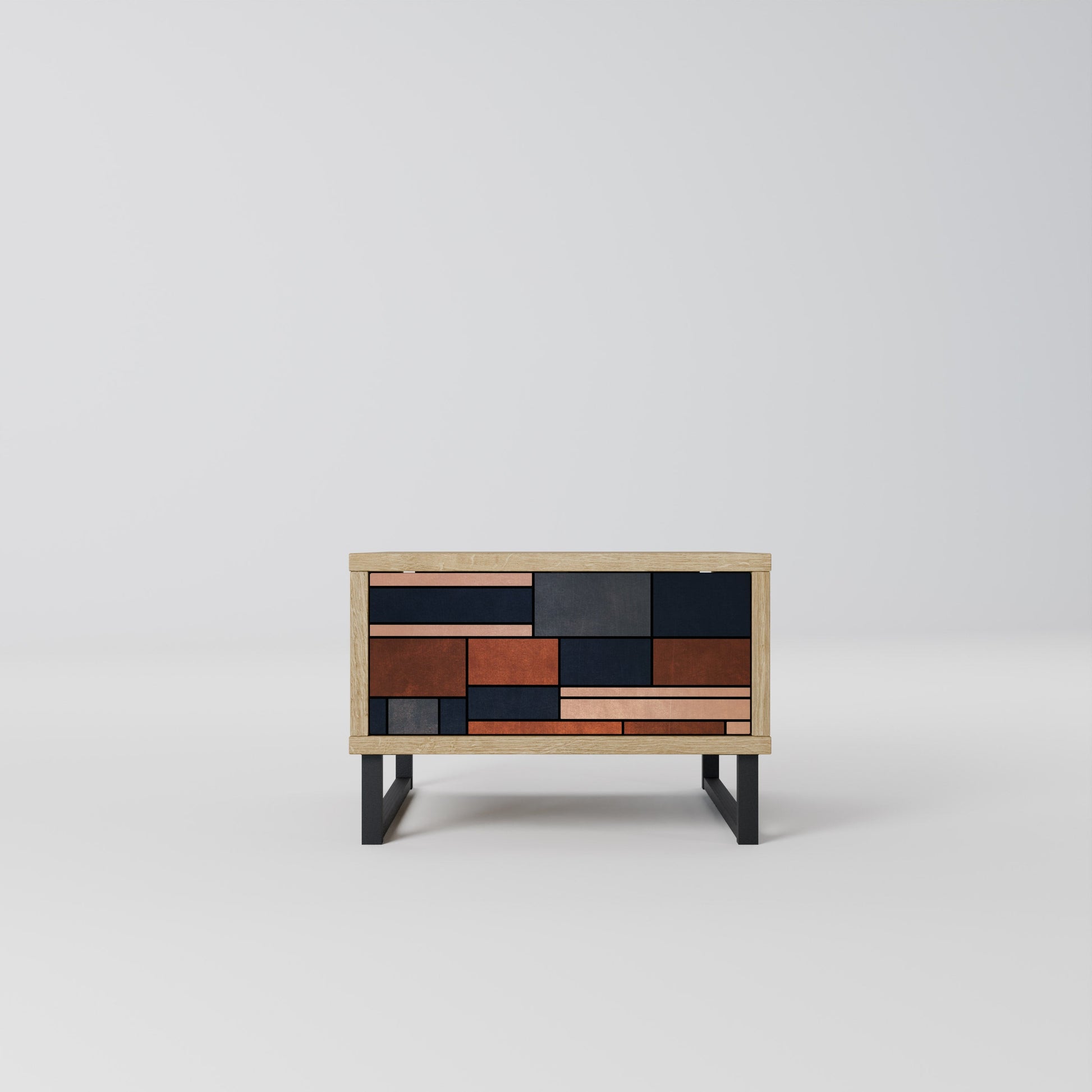 INTREPID FORMATION Nightstand in Oak Effect
